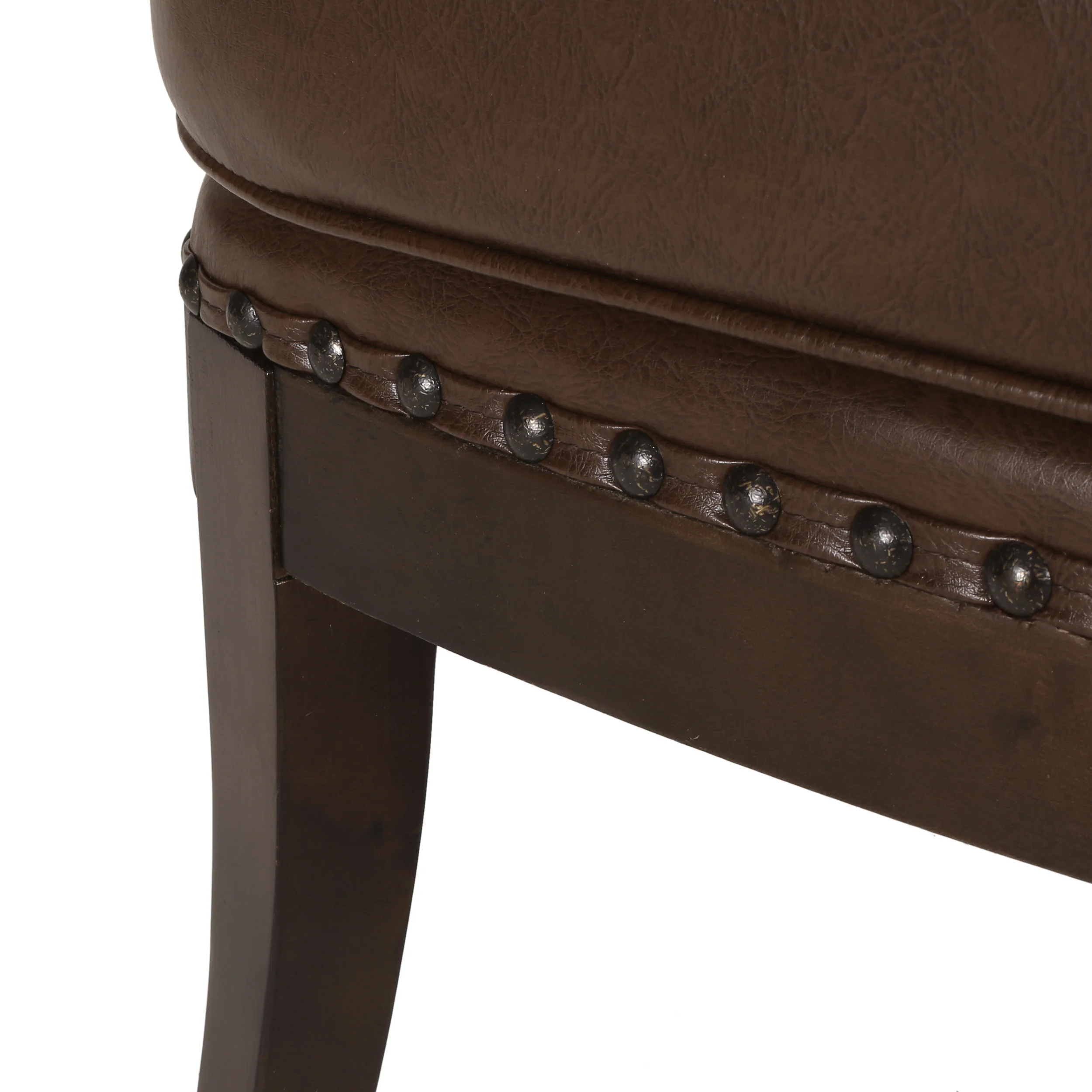 Jett Contemporary Upholstered Accent Chair with Nailhead Trim - furnishings