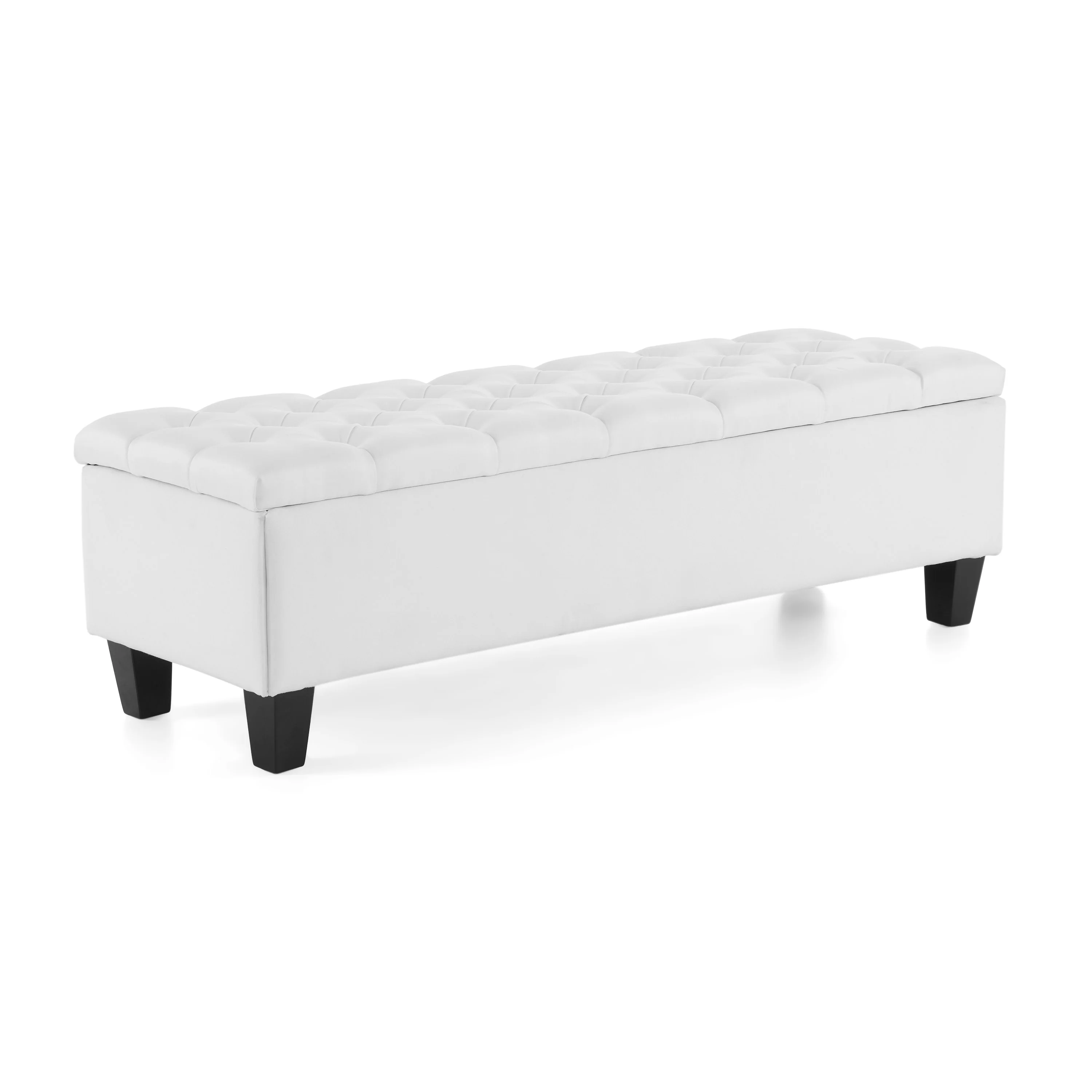 Noctiss Tufted Fabric Ottoman Bench - furnishings