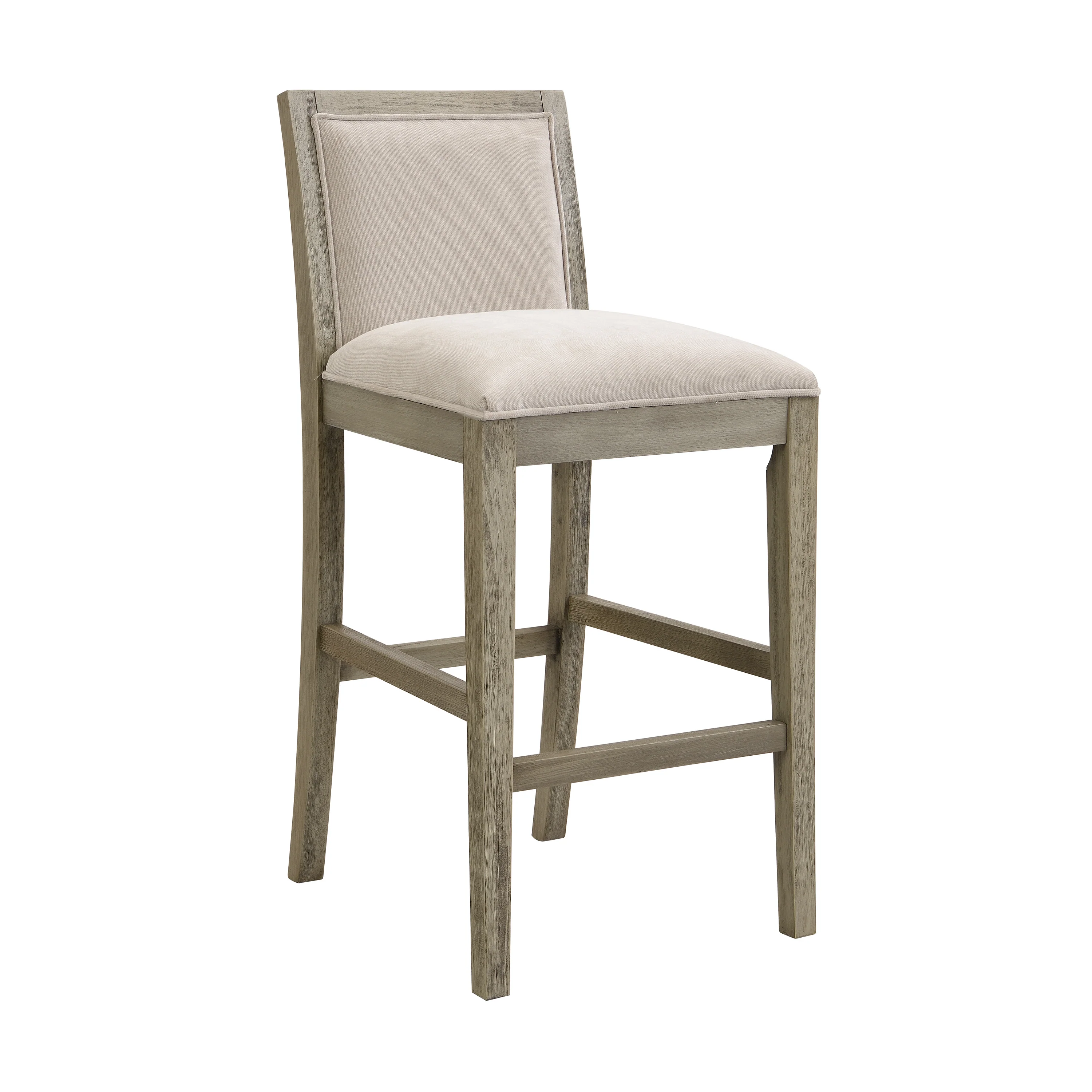 Sagea Modern Upholstered Counter Stools with Cushioned Seat and Back - furnishings
