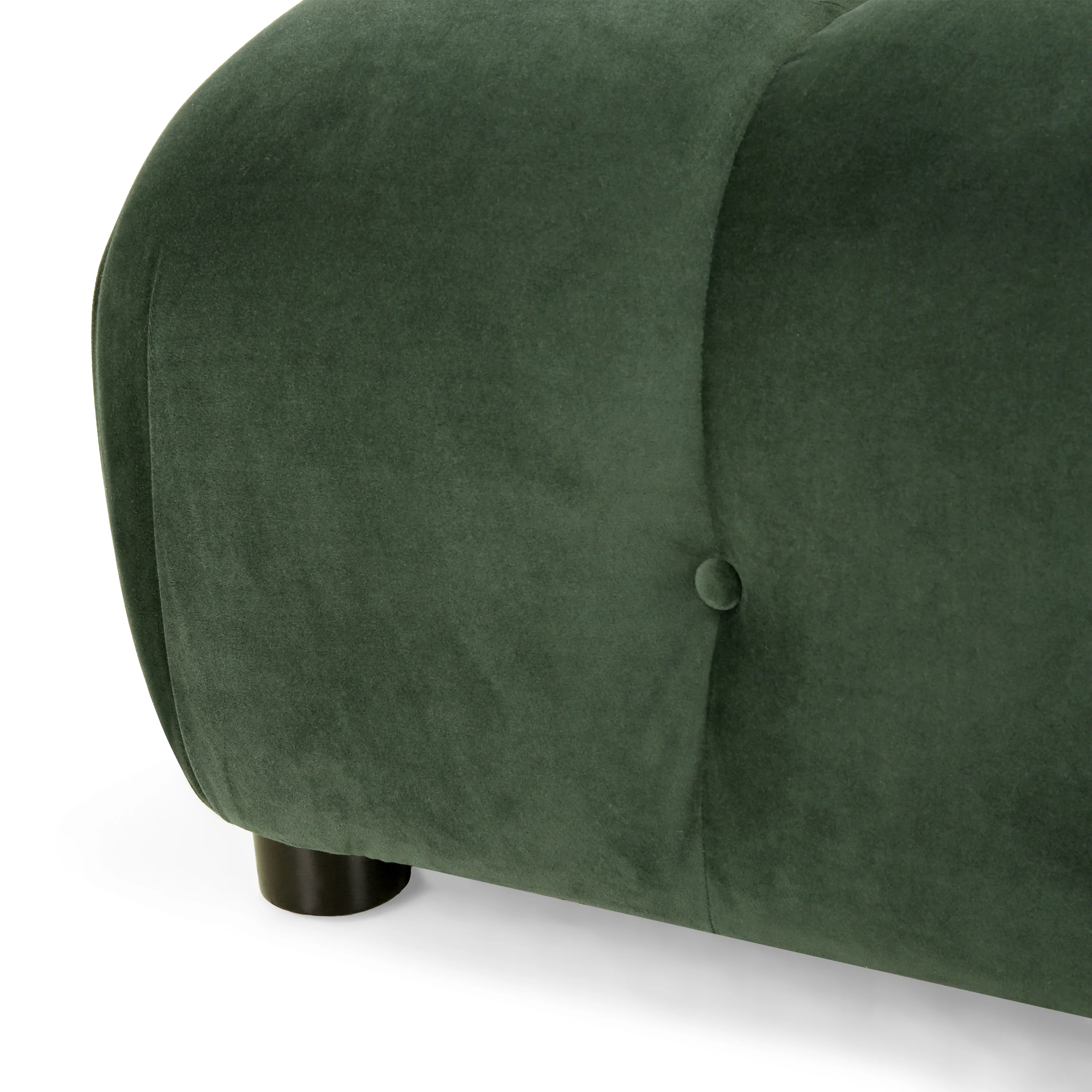 Kildare Velvet Tufted Ottoman - furnishings
