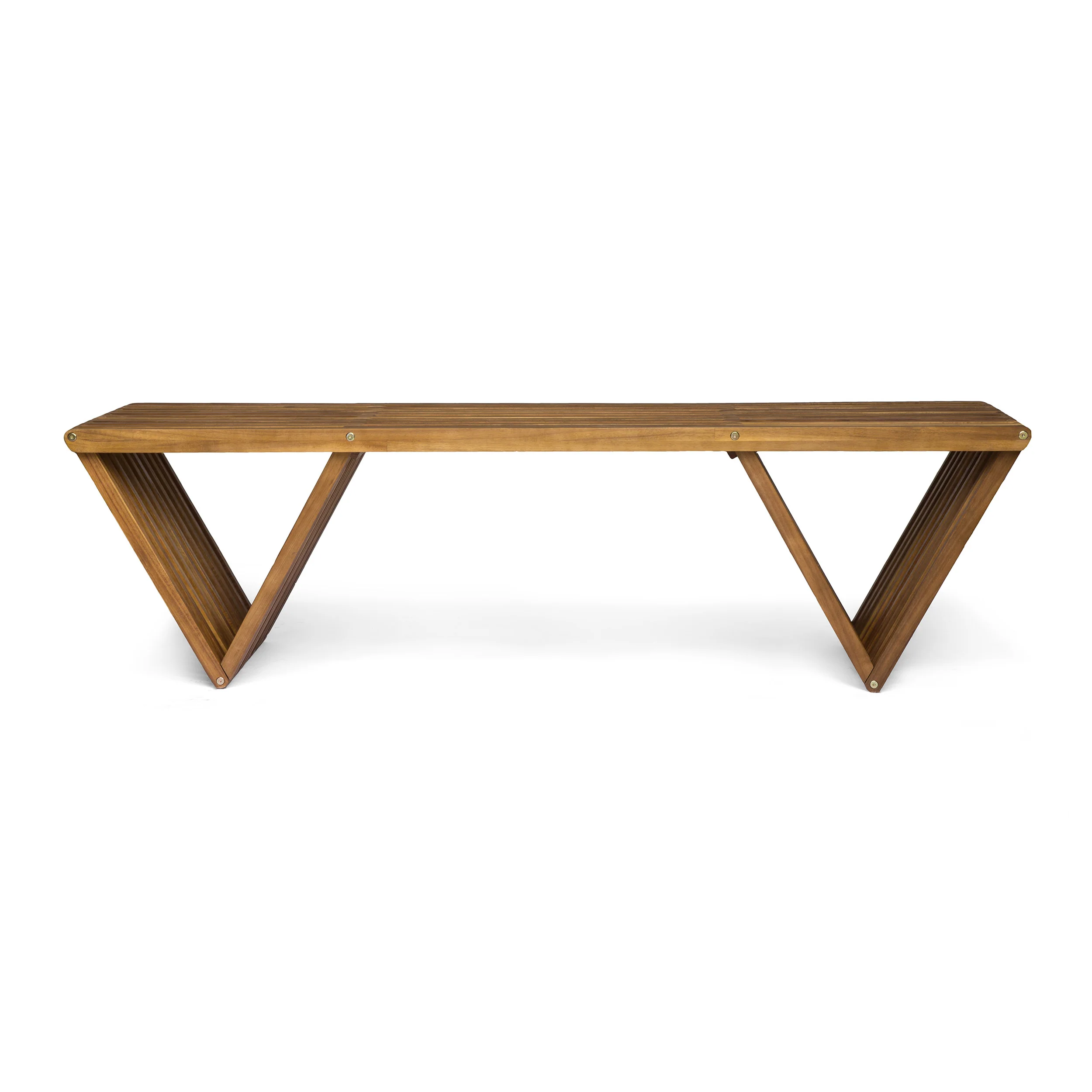 Esme Outdoor Acacia Wood Bench - furnishings