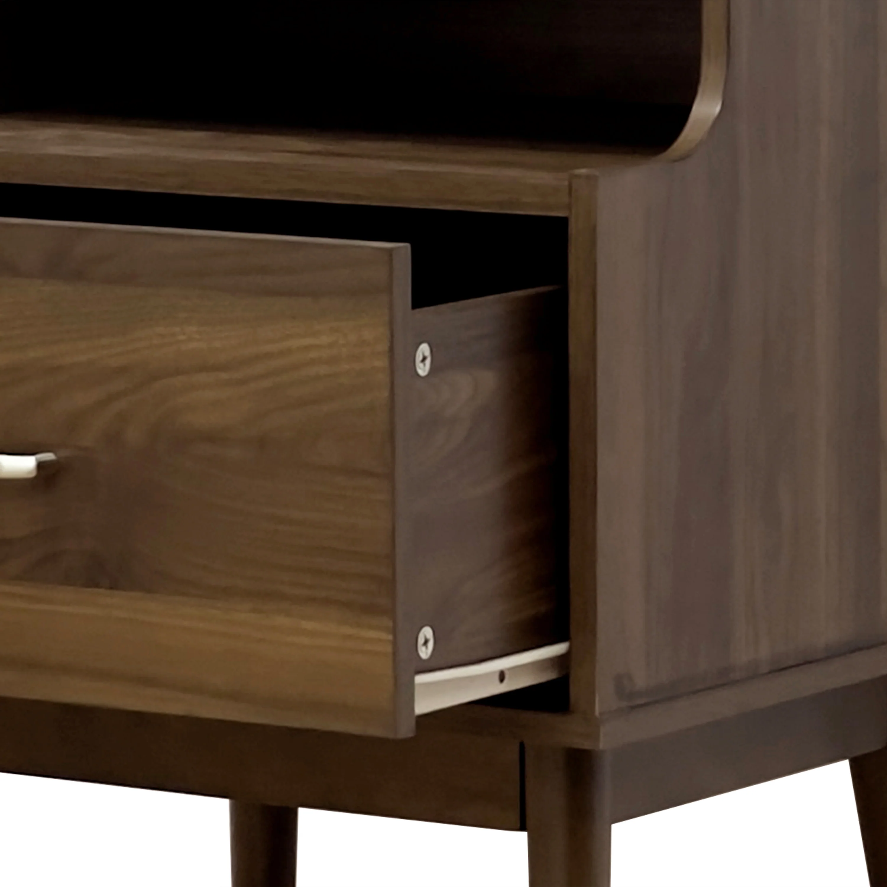 Wilbur Mid Century Modern Wooden Nightstand - furnishings