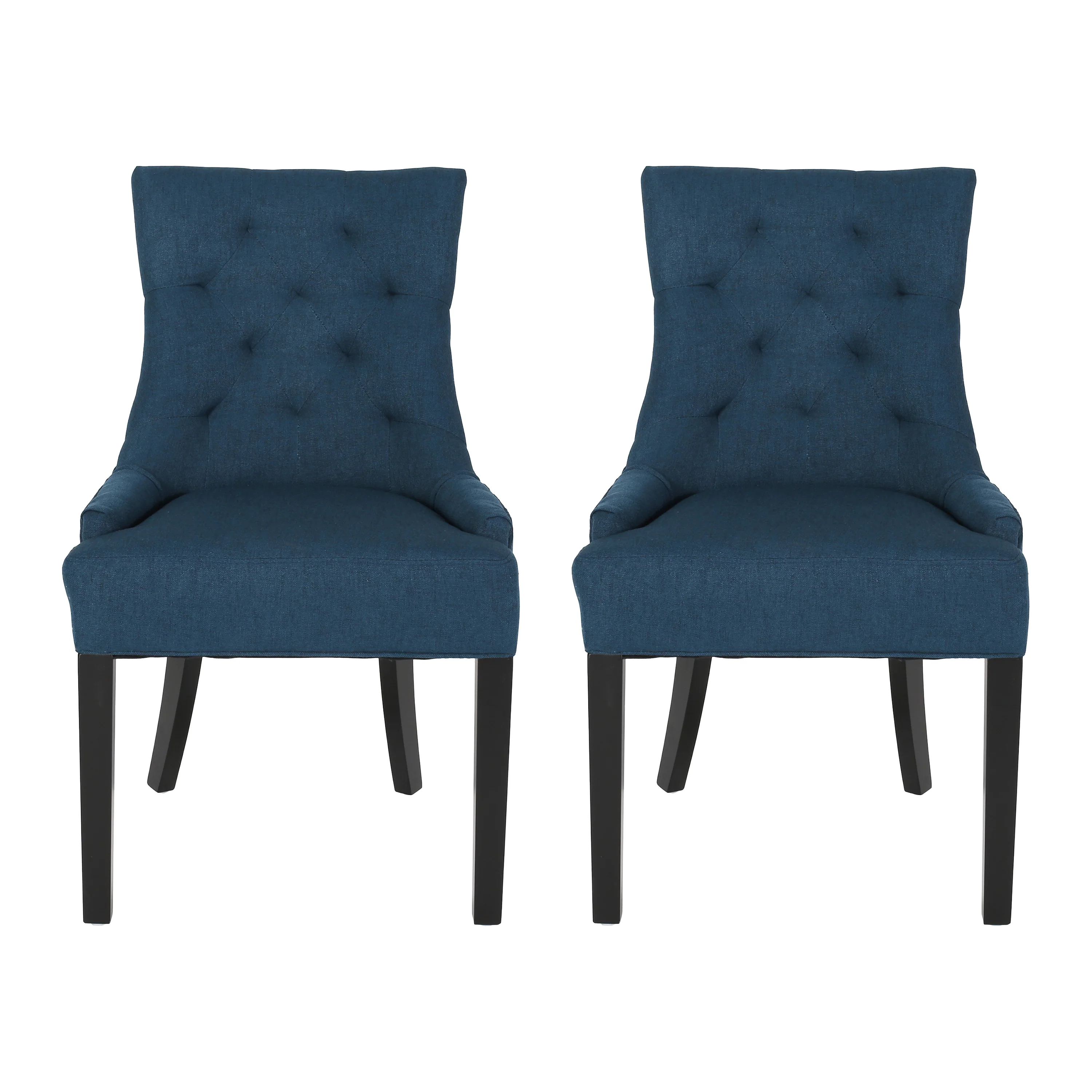 Maggie Contemporary Tufted Dining Chairs, Set of 2 - furnishings