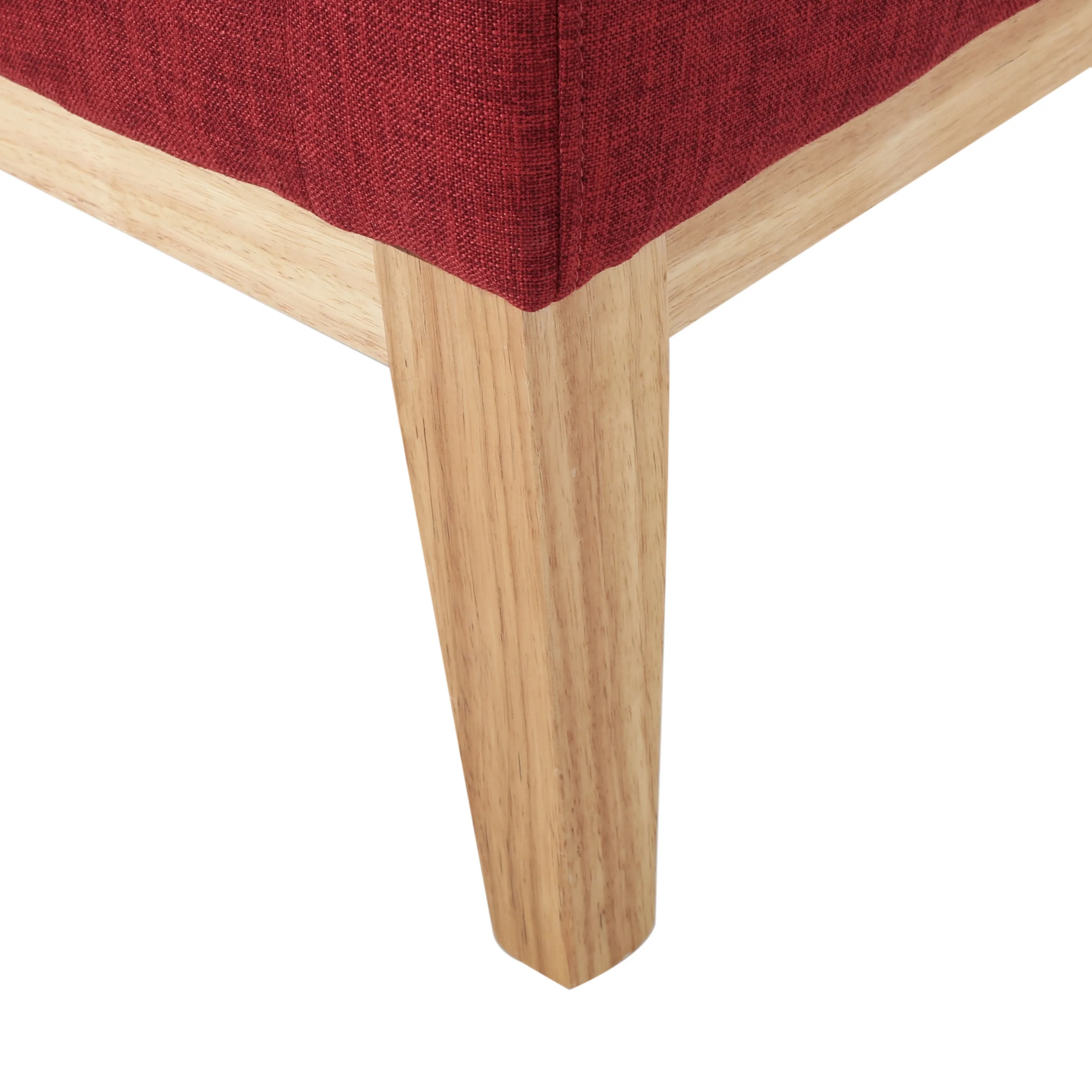 Maeve Red Fabric Accent Chair - furnishings
