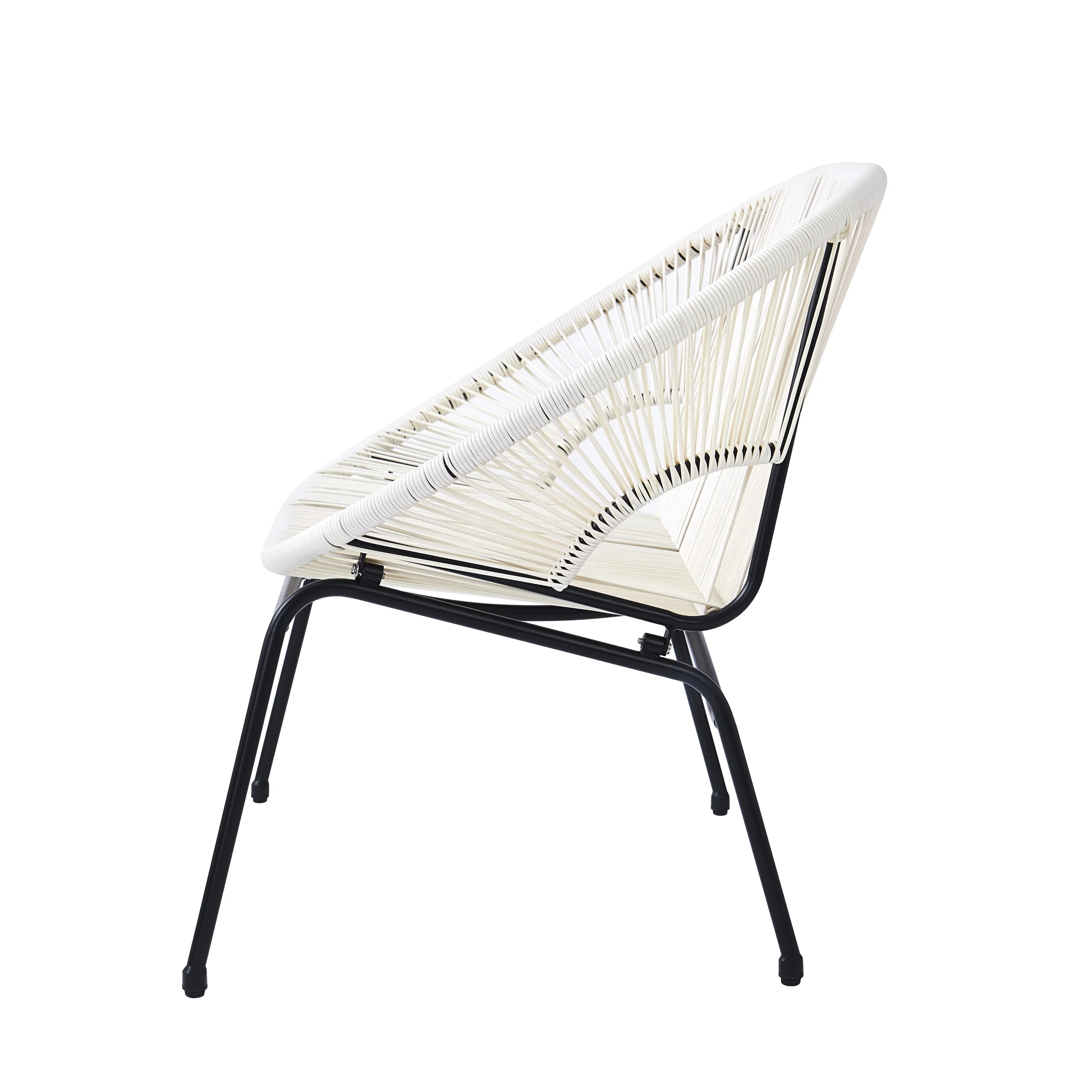 Maeliss 2-Person Faux Rattan Outdoor Patio Bench - furnishings