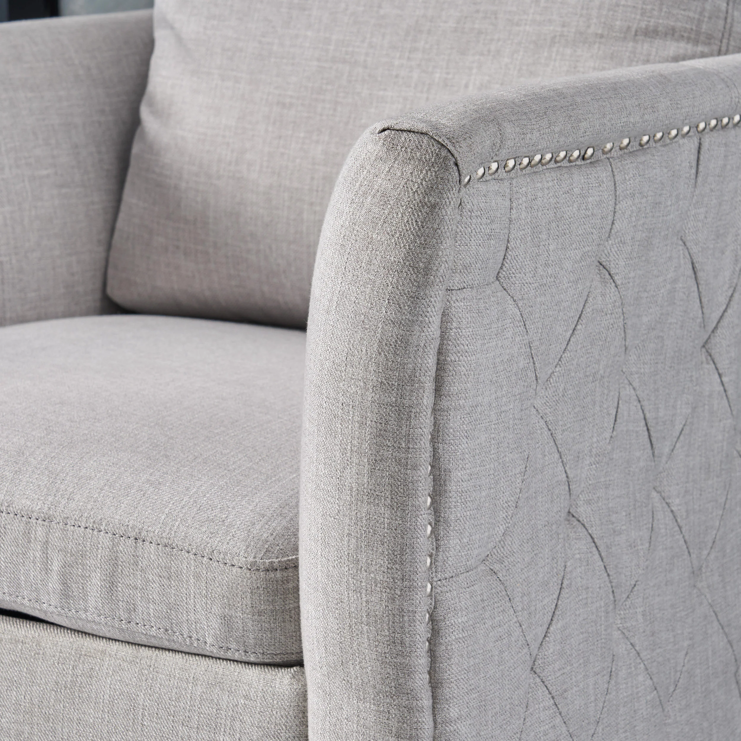 Ritner Traditional Fabric Club Chair - furnishings