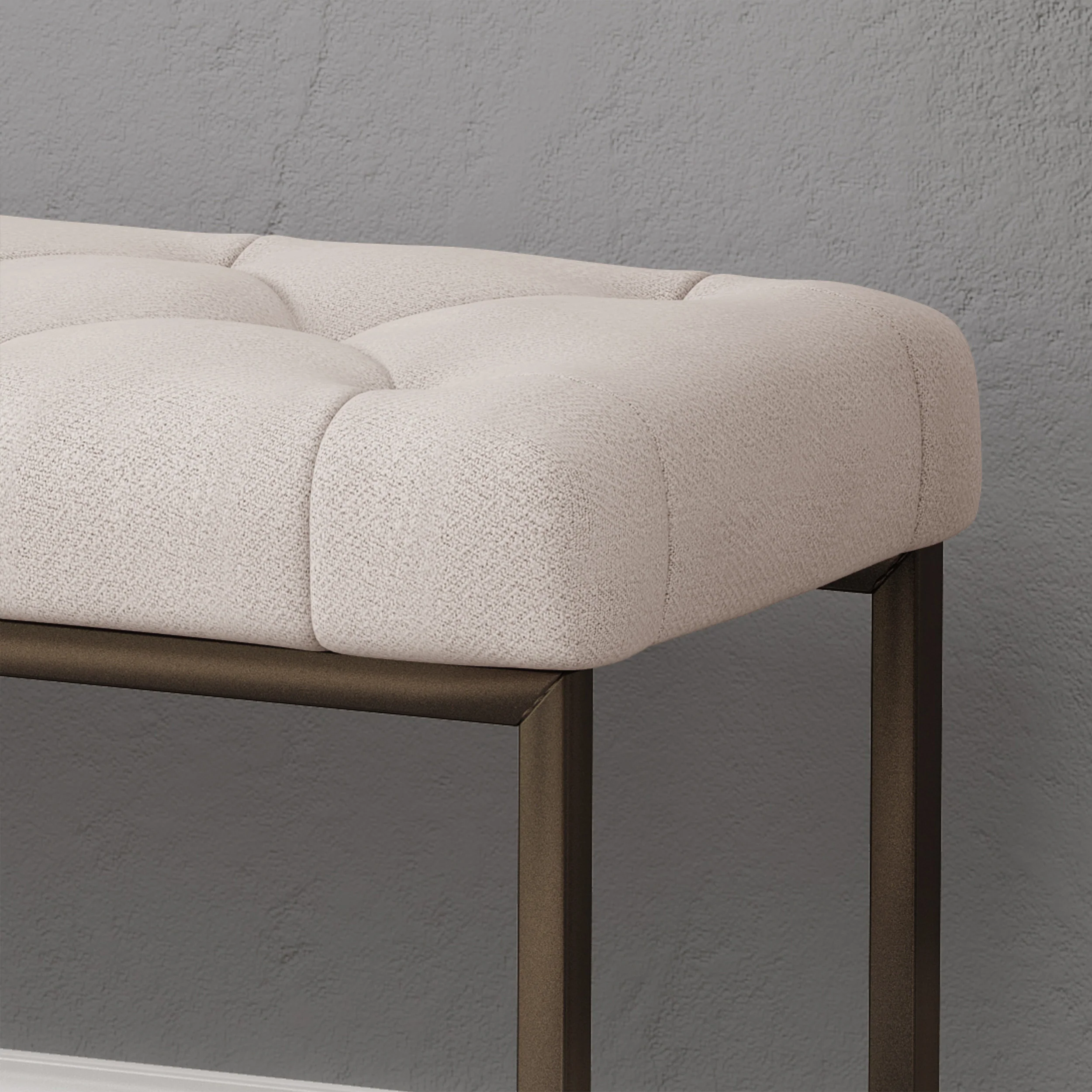 Gladys Modern Fabric Bench - furnishings