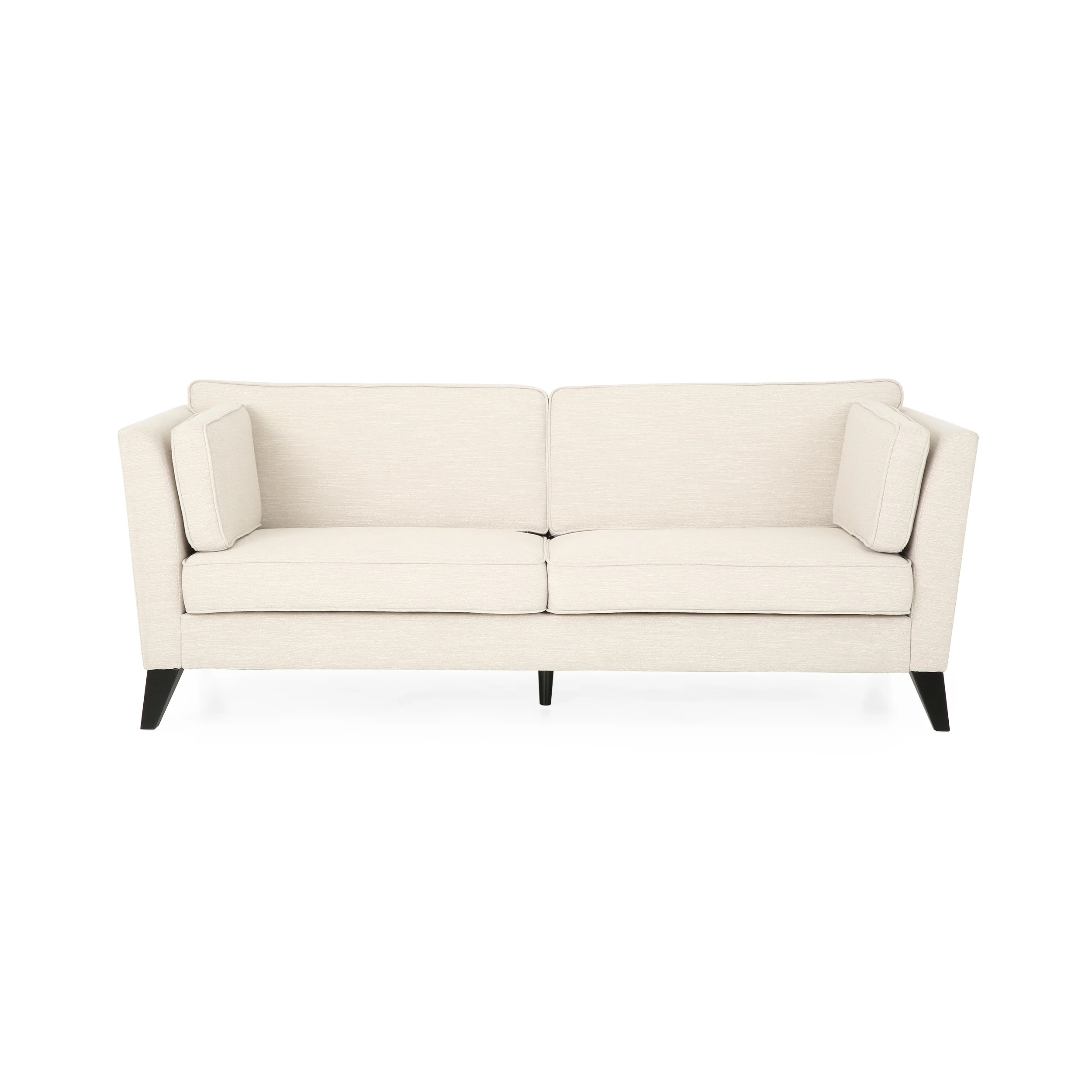 Sabirin Contemporary 3 Seater Fabric Sofa - furnishings