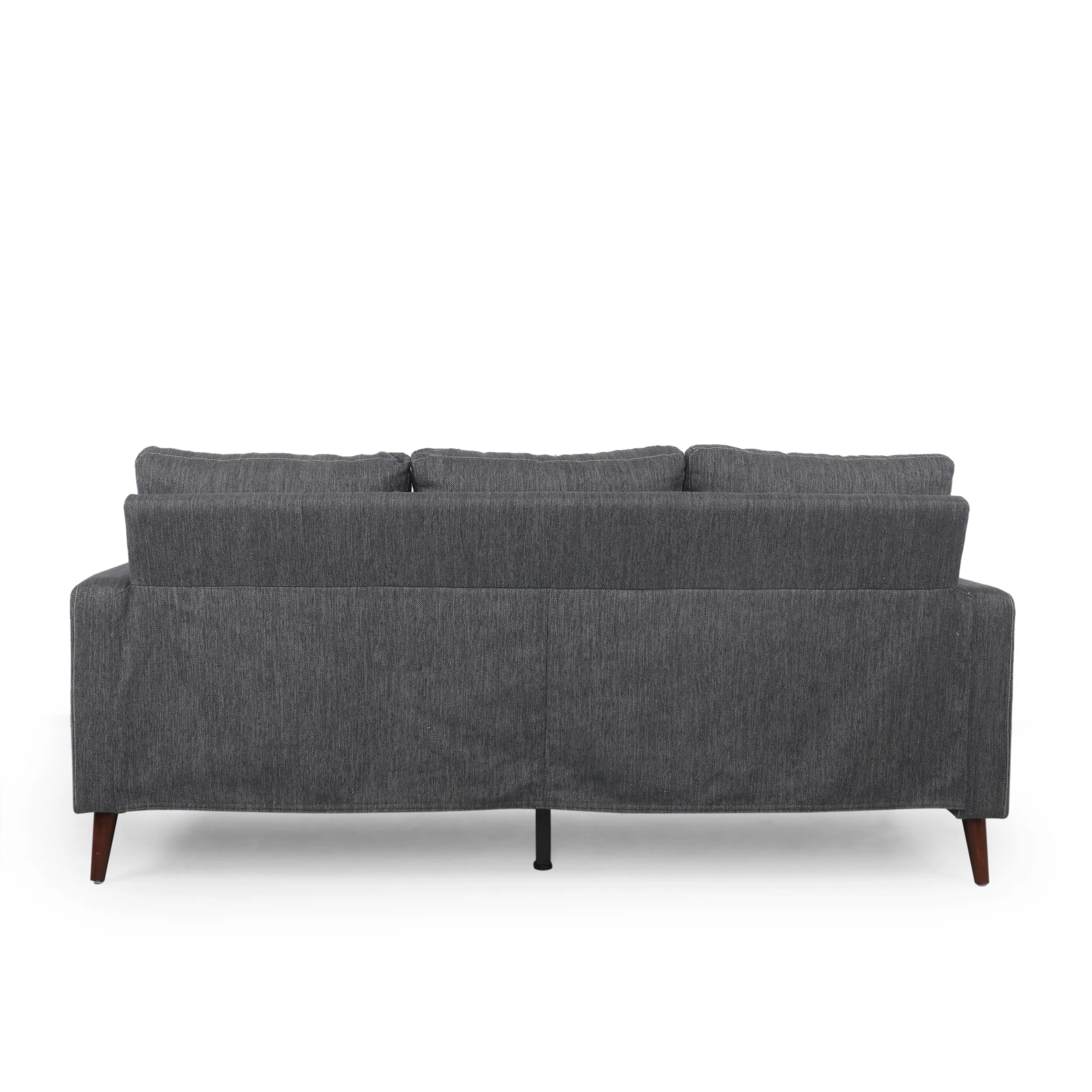 Elleah Contemporary 3 Seater Fabric Sofa - furnishings