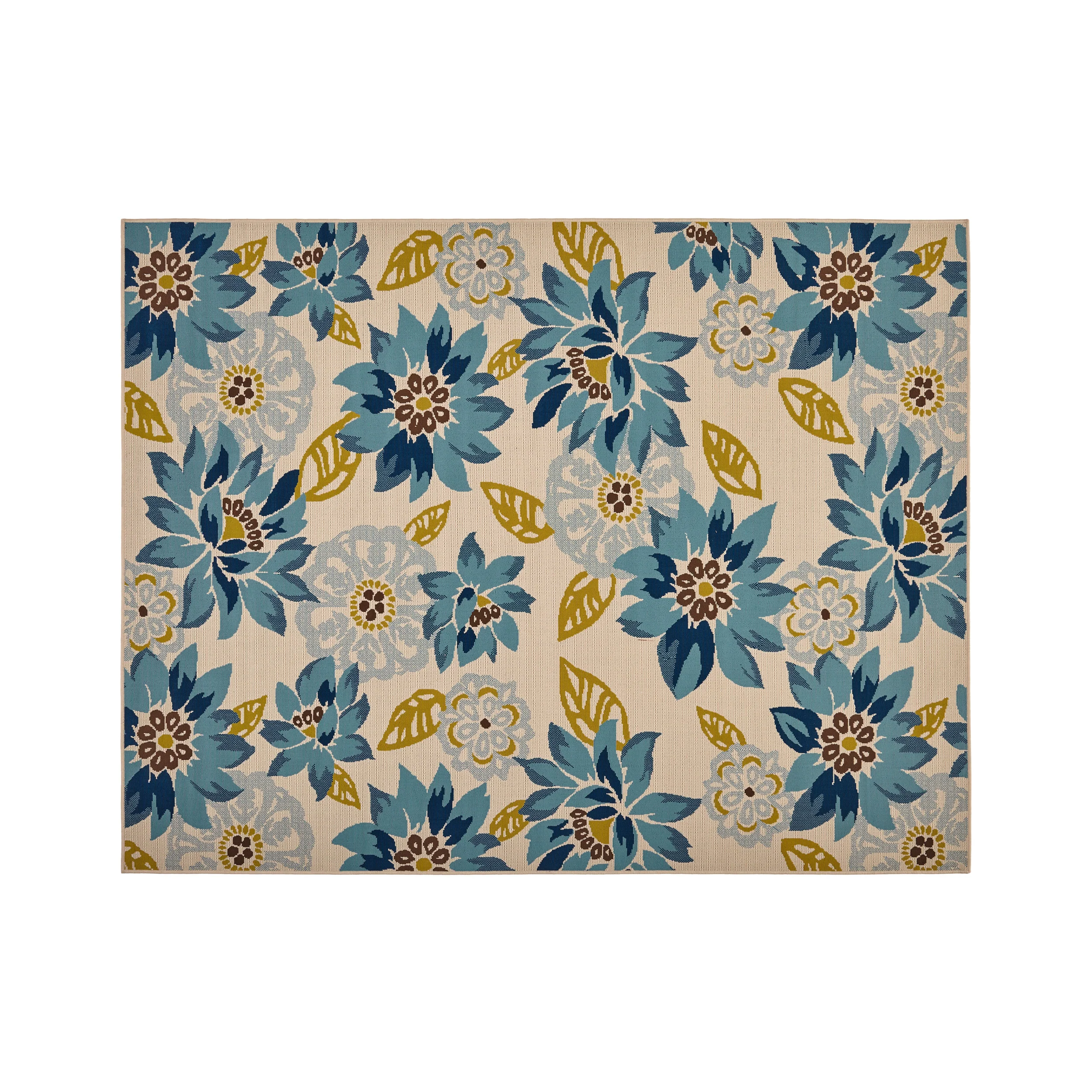 Lilith Outdoor Floral Area Rug - furnishings
