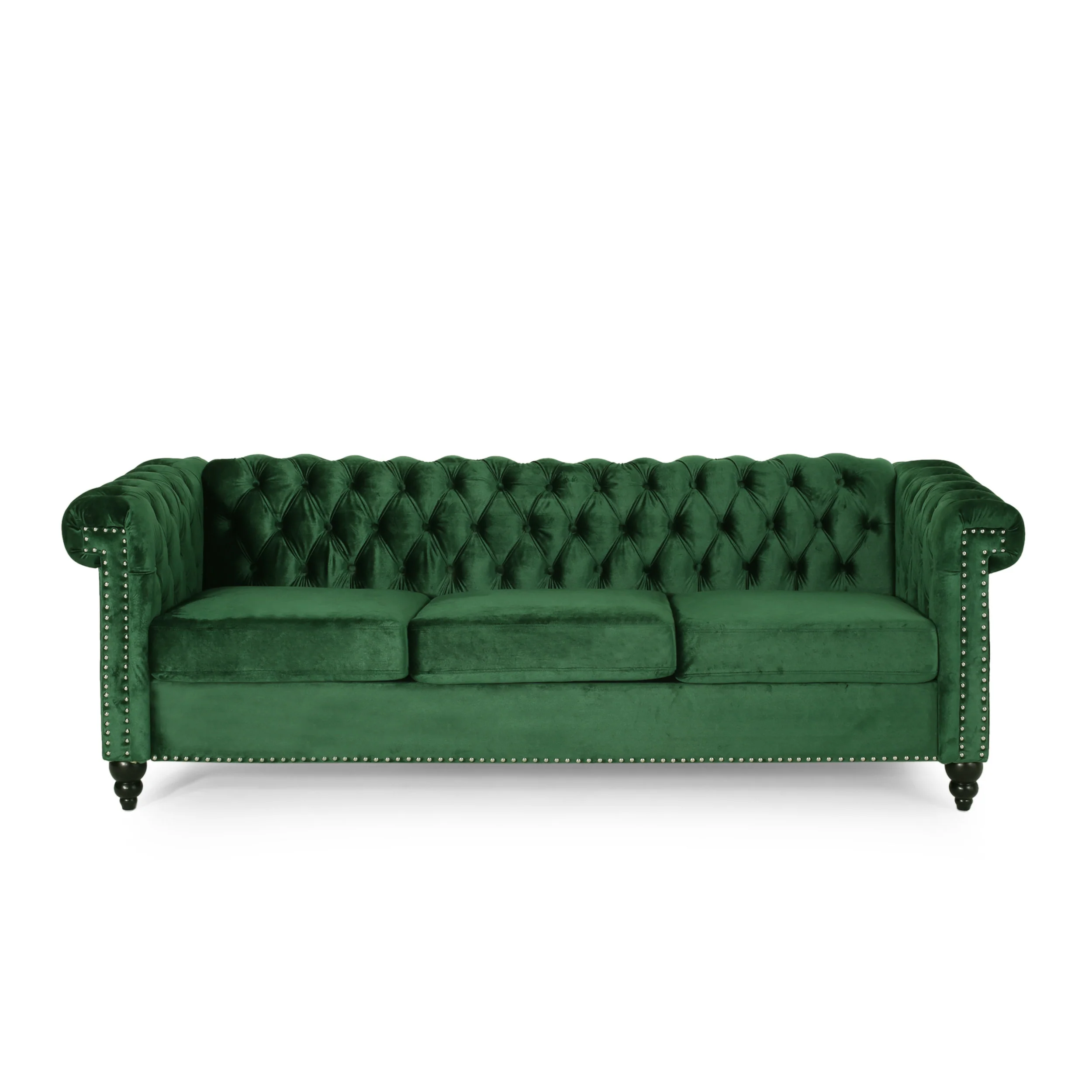 Zyiere Tufted Chesterfield 3 Seater Sofa - furnishings
