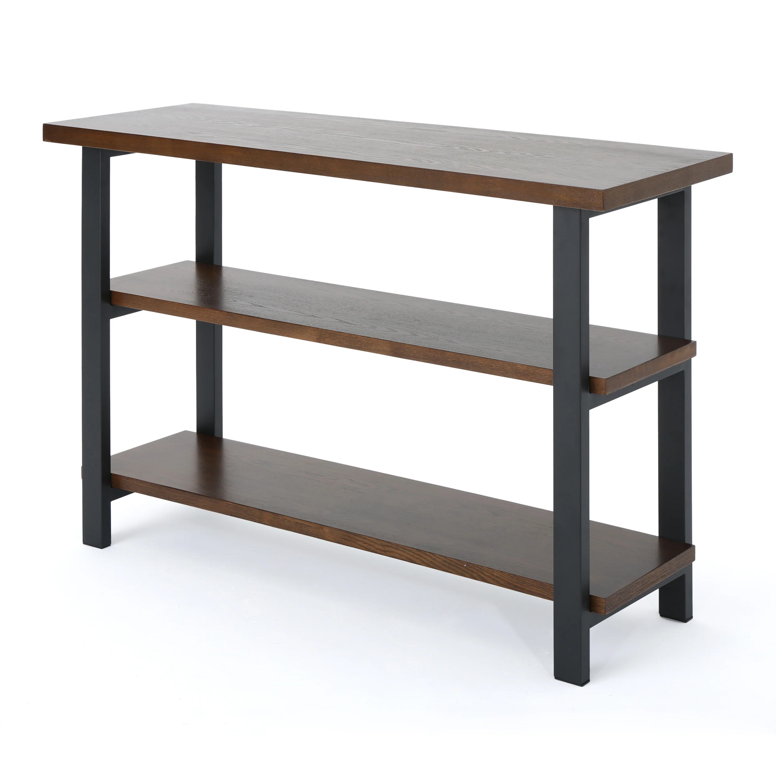 Ferdinand Modern Industrial 2 Shelf Console Table - furnishings