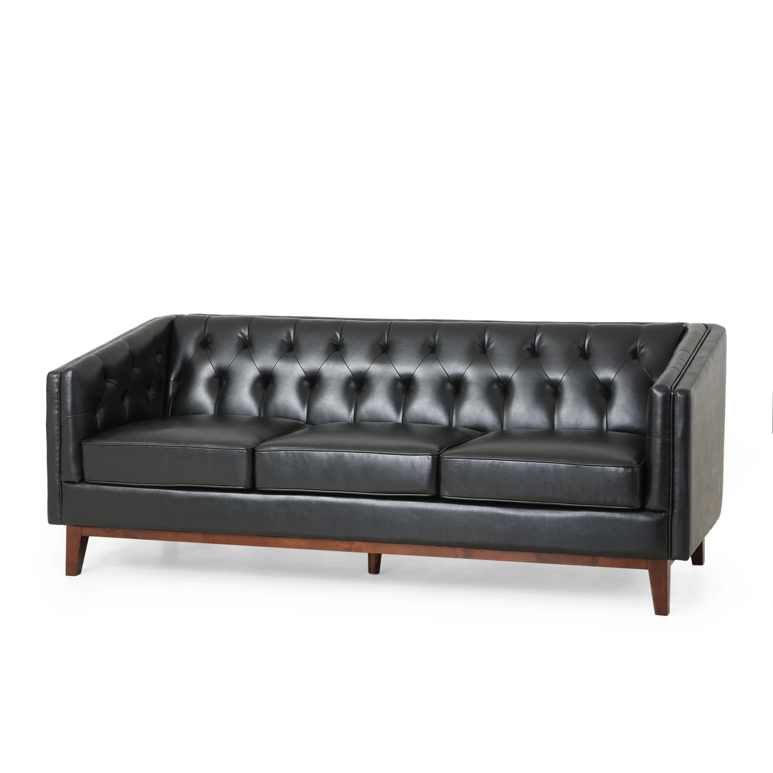 Colstrip Contemporary Upholstered 3 Seater Sofa - furnishings