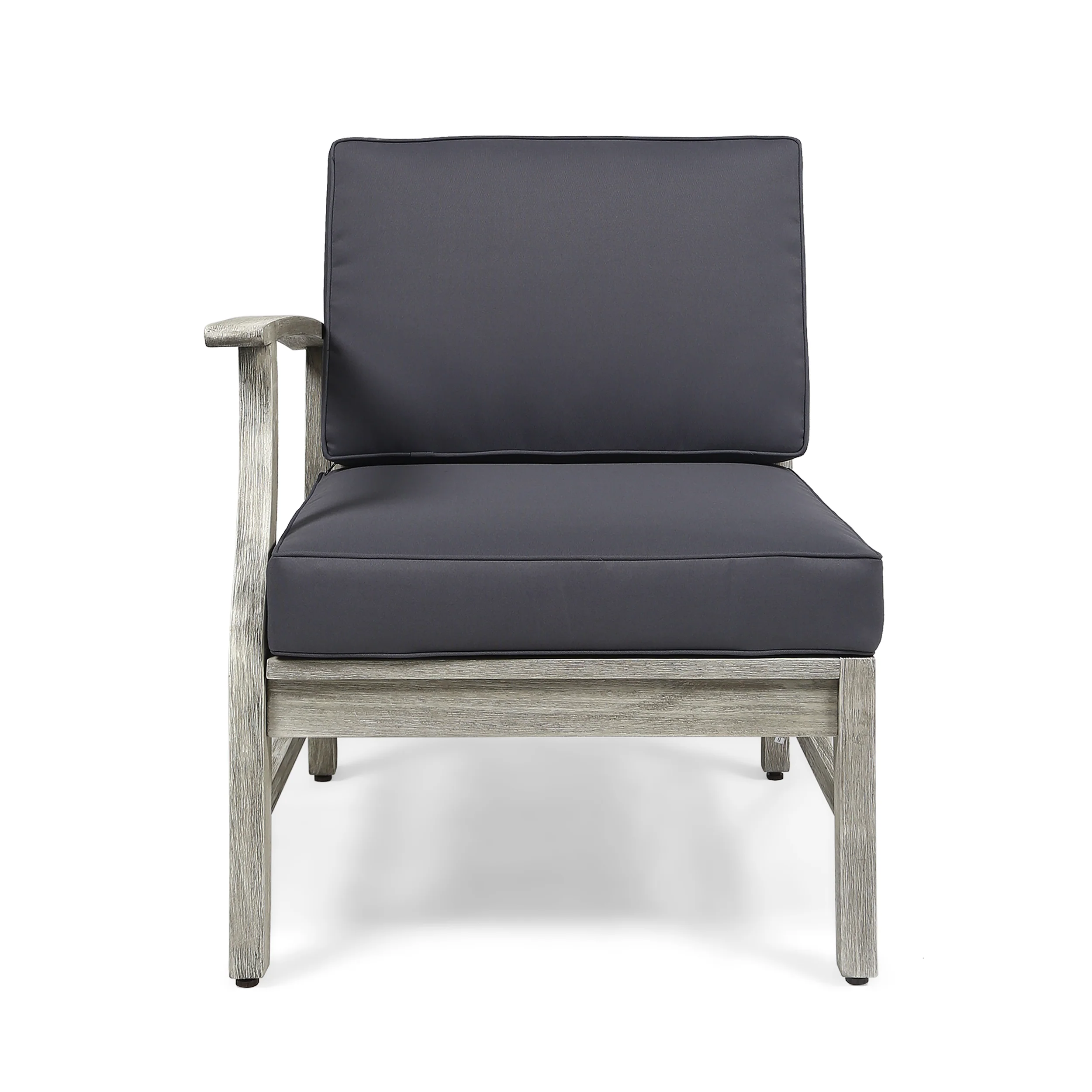 Lorelei Outdoor 4 Piece Acacia Wood Sofa and Coffee Table Set - furnishings