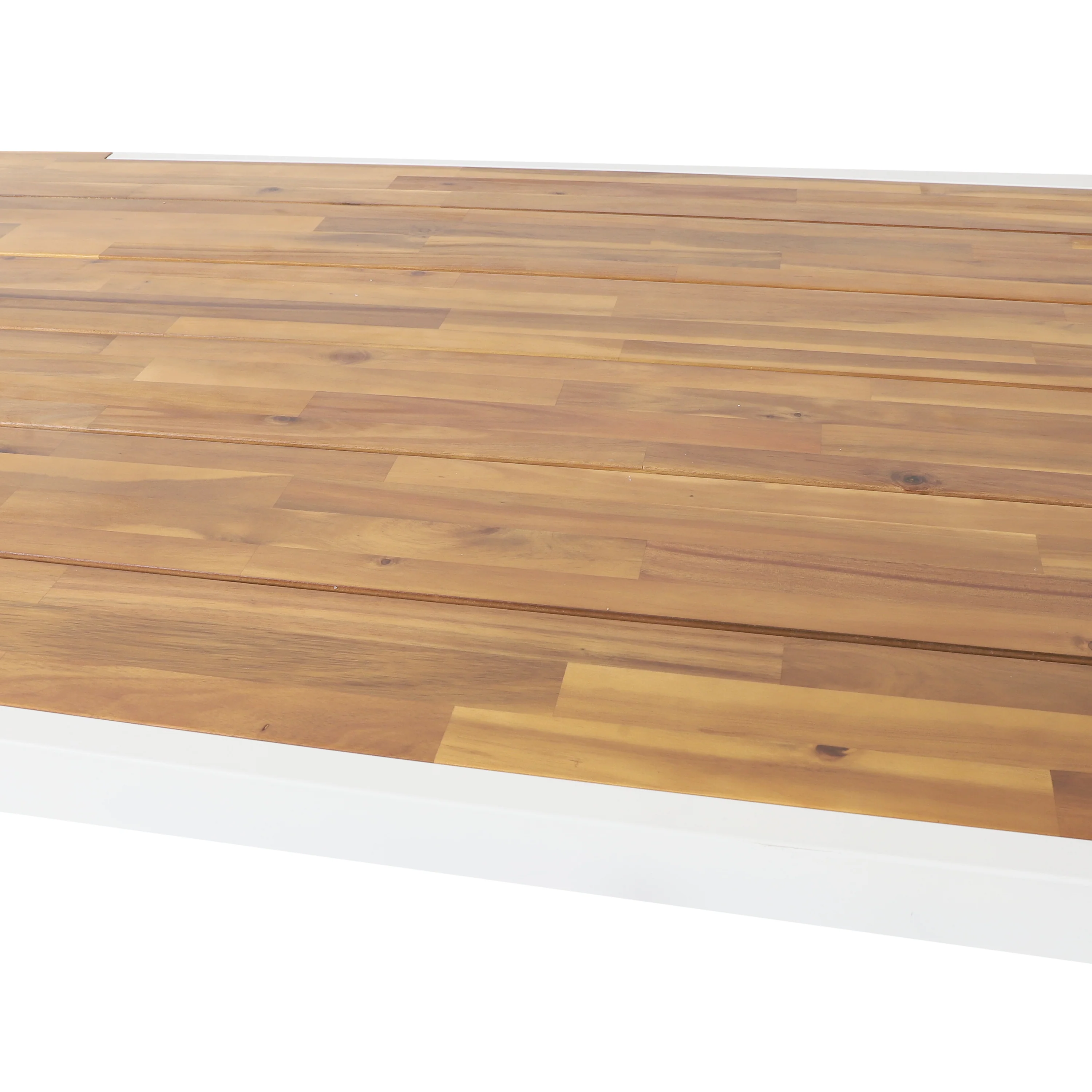 Gebo Outdoor Modern Acacia Wood 3 Piece Picnic Set - furnishings