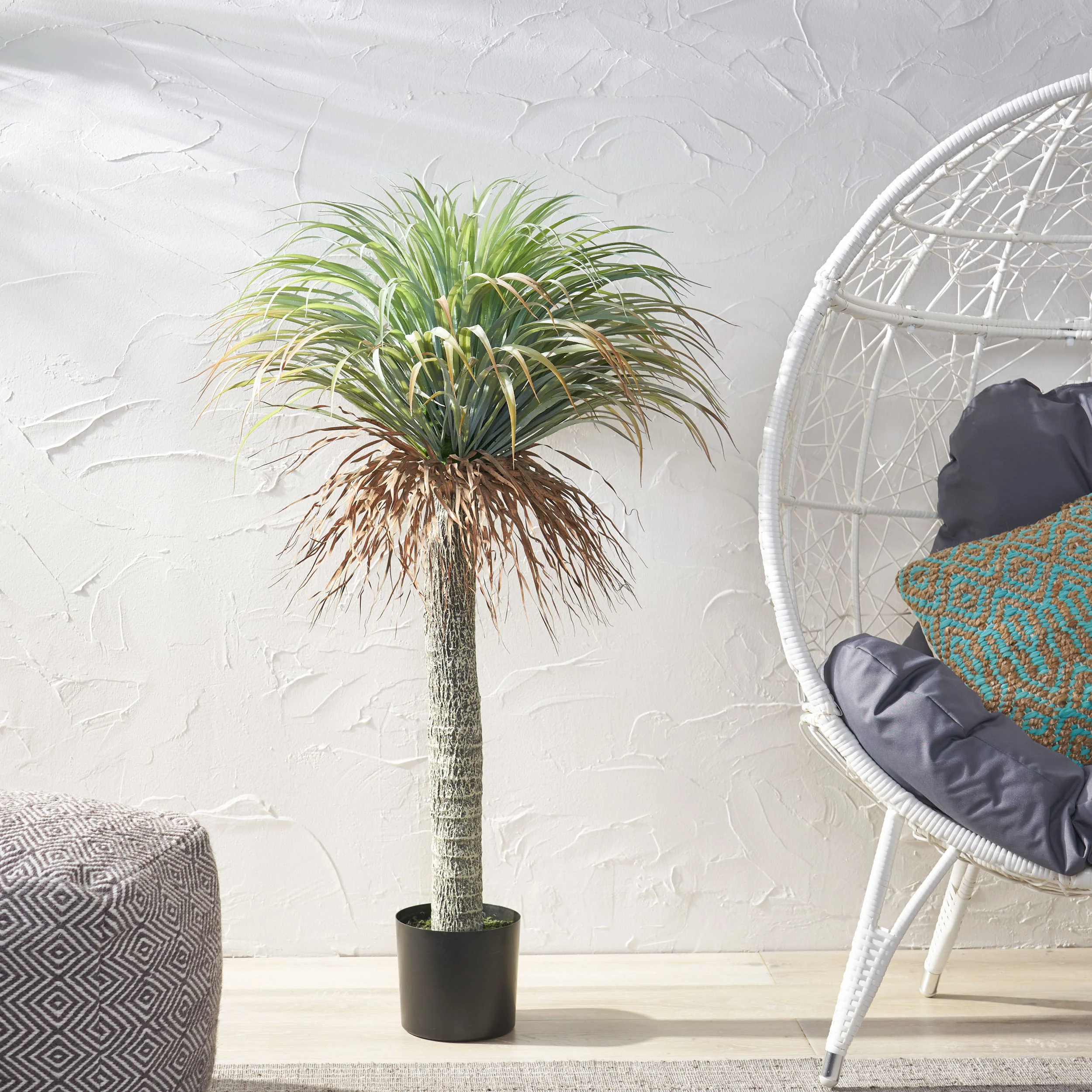 Artificial Yucca Plant, 4.5' x 3' - furnishings