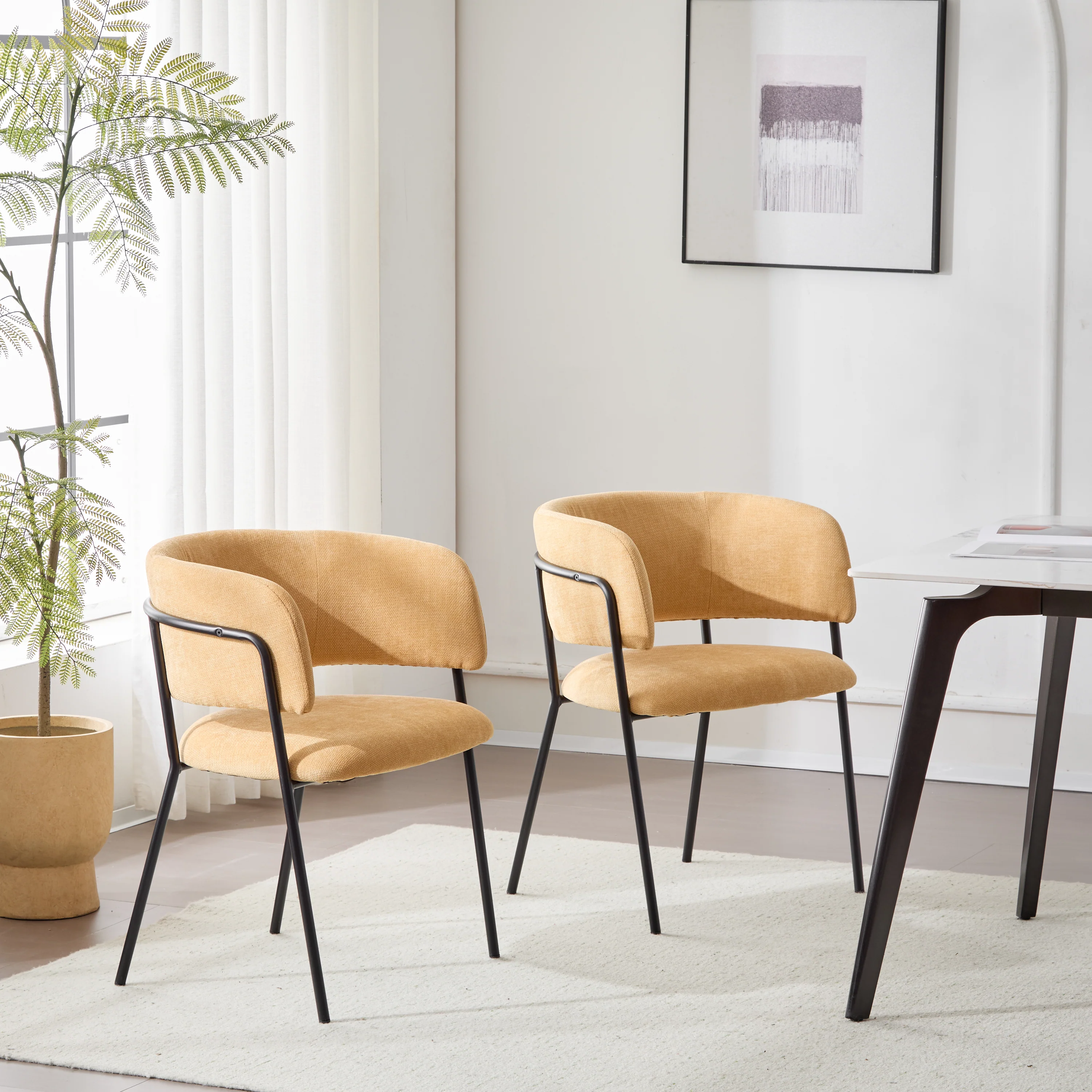 Orsone Modern Upholstered Dining Chairs - furnishings