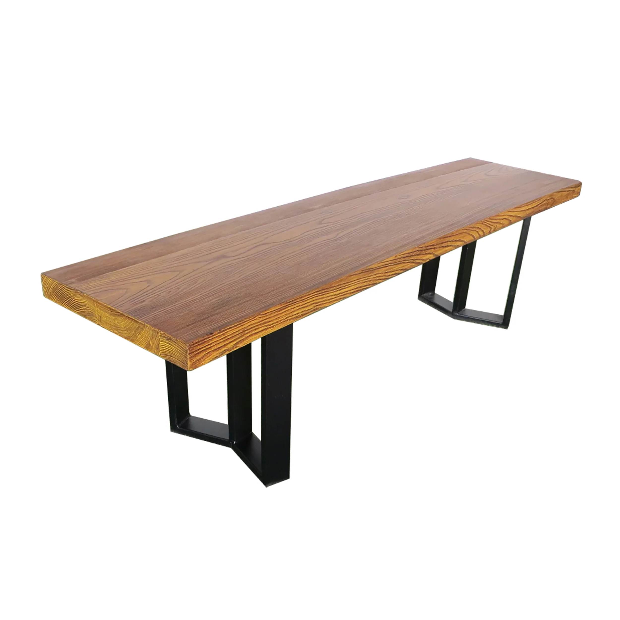 Santa Rosa Outdoor Finish Light Weight Concrete Dining Bench - furnishings