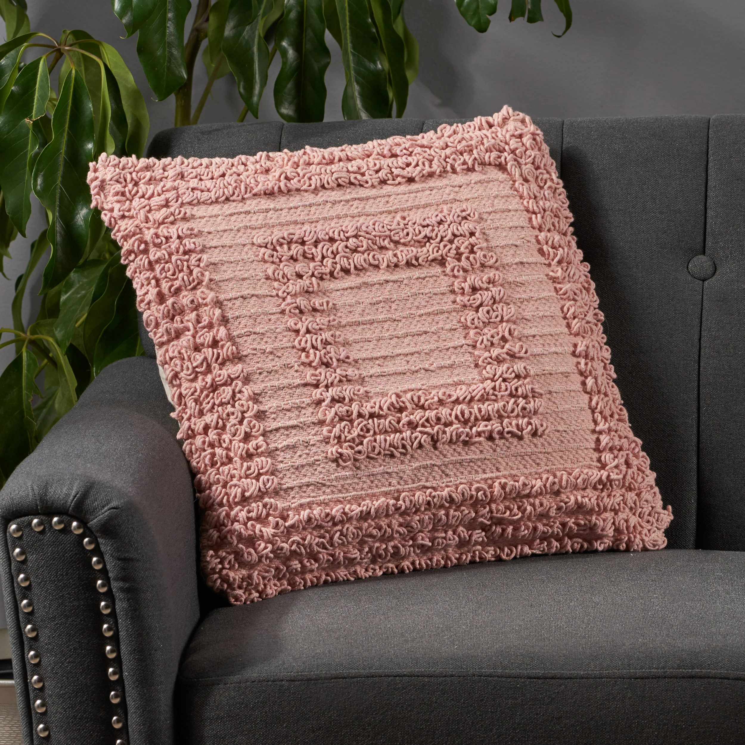 Lamontae Boho Cotton Throw Pillow - furnishings