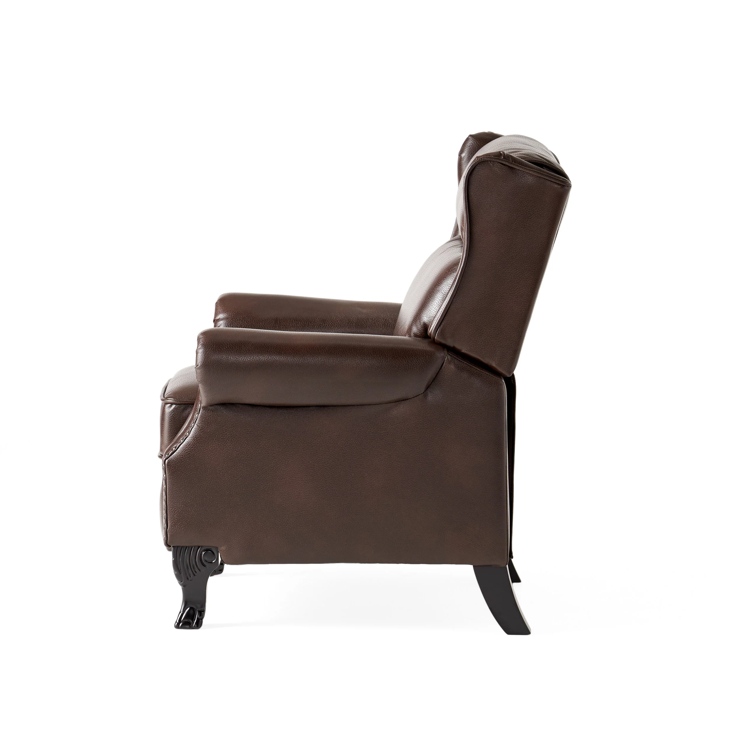 Curtis Leather Recliner Club Chair - furnishings