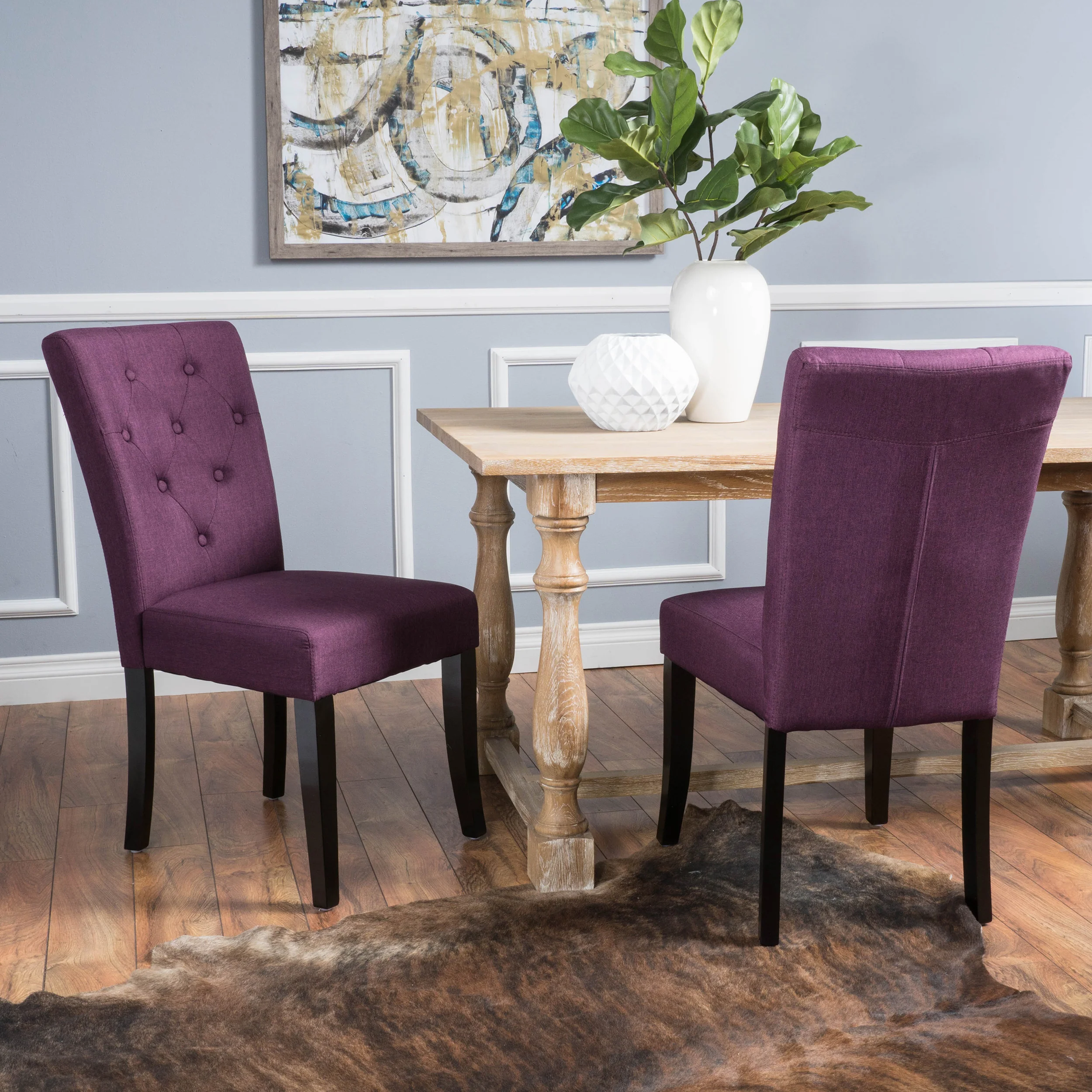 Ostrom Fabric Dining Chairs (Set of 2) - furnishings