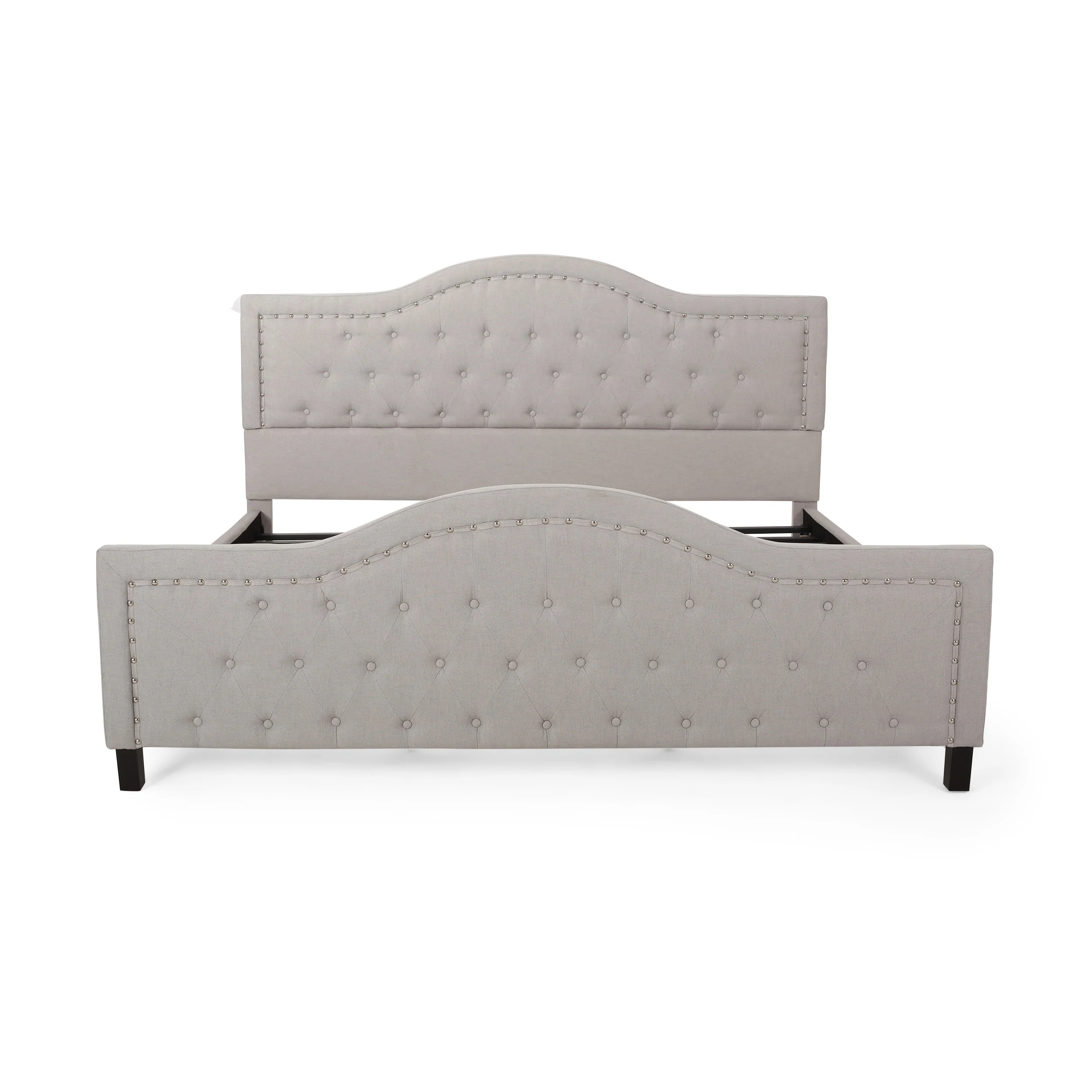 Mason Fully-Upholstered Traditional Bed Frame - furnishings