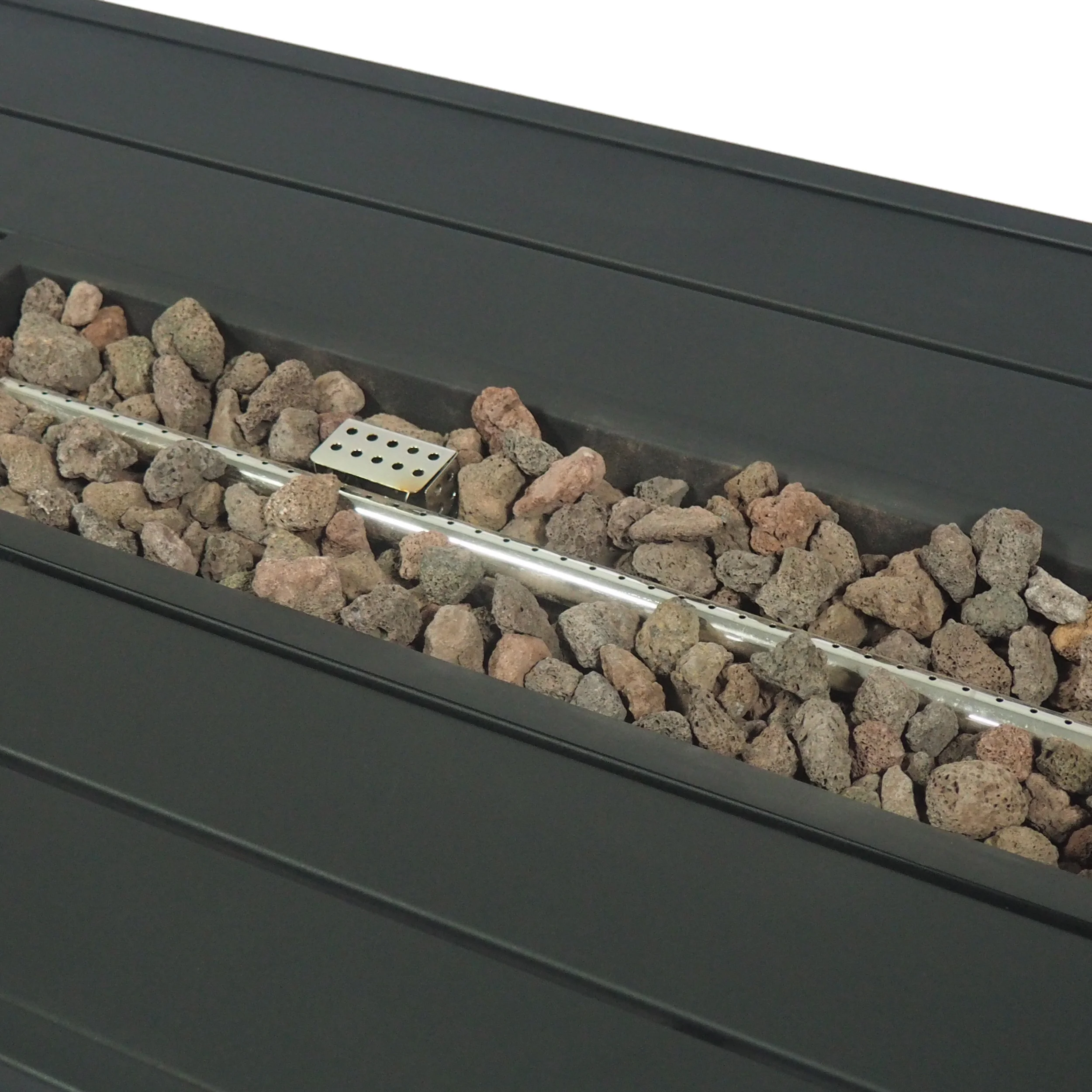 Moira Rectangular Iron Fire Pit - furnishings