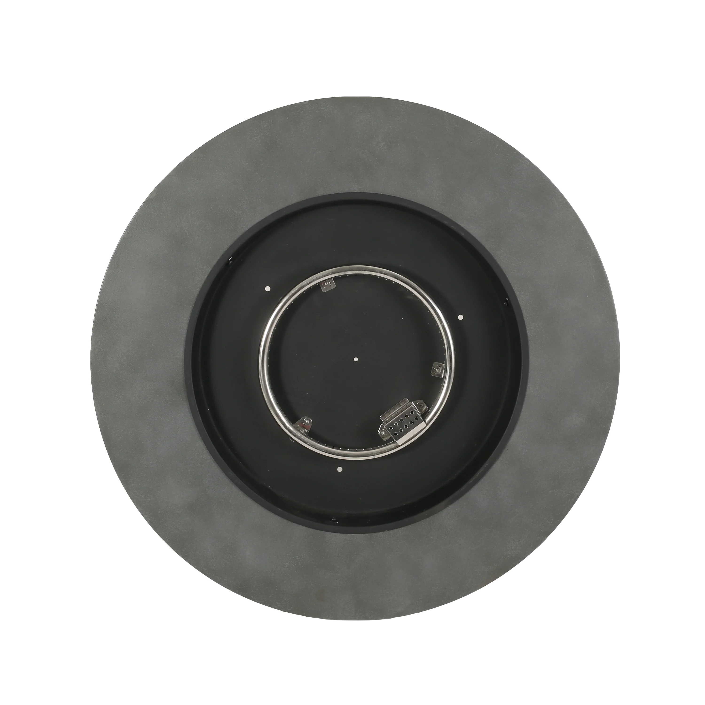 Jefferson Outdoor Round Fire Pit with Tank Holder - furnishings