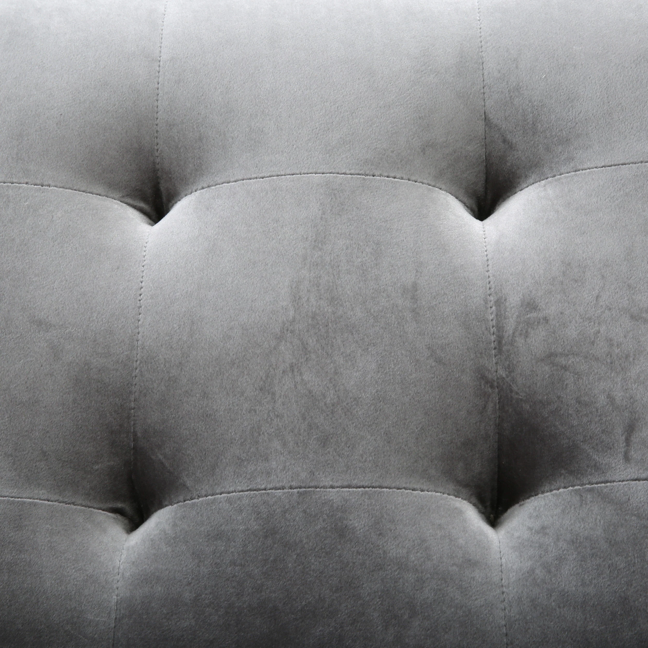 Ryliegh Modern Glam 3 Seater Velvet Sofa - furnishings