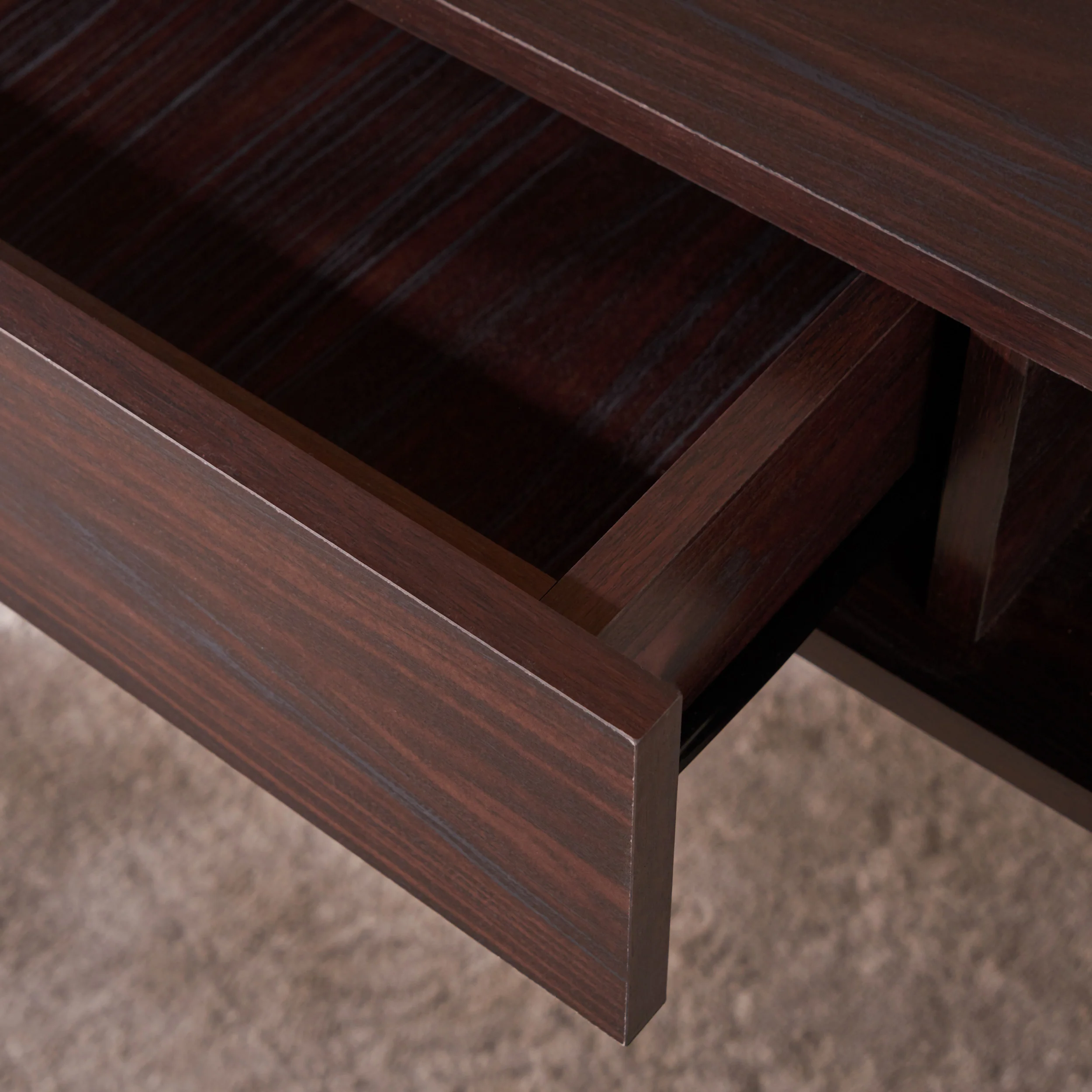 Belinda Mid Century Modern Finished Fiberboard Home Office Desk - furnishings