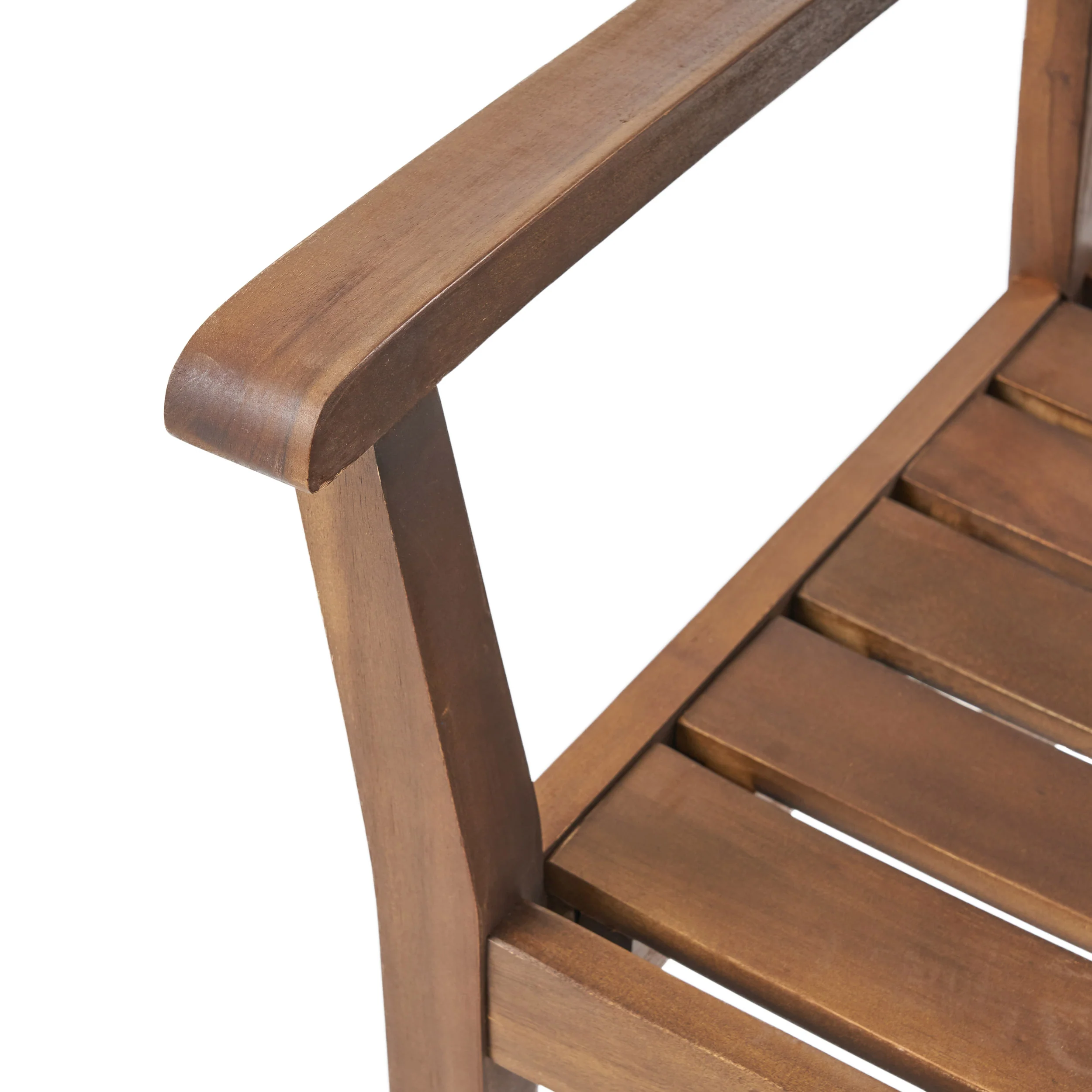 Kinley Outdoor Modern 6 Seater Acacia Wood and Iron Planter Dining Set - furnishings