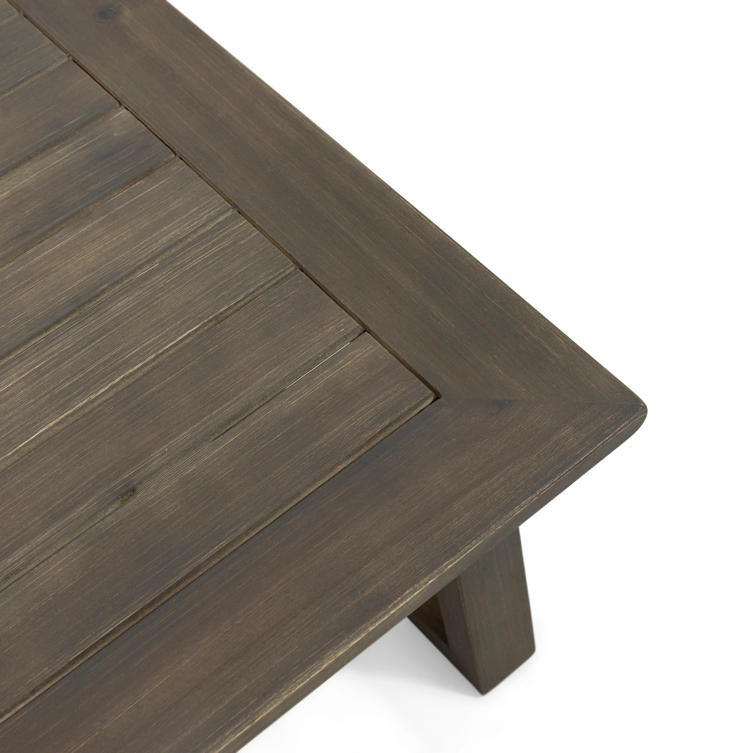Marlee Outdoor Acacia Wood 4 Seater Chat Set with Coffee Table - furnishings