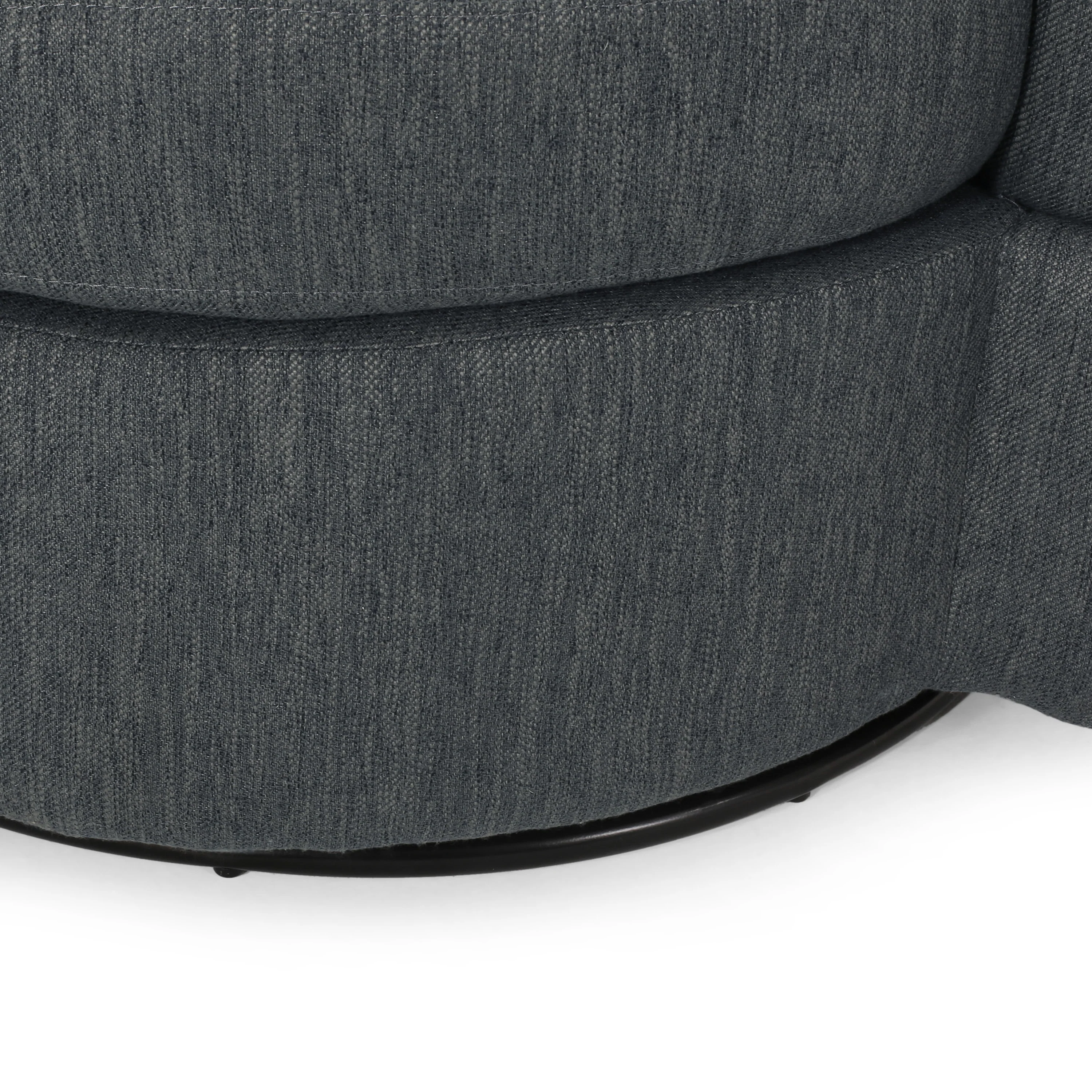Dawson Contemporary Upholstered Swivel Club Chair - furnishings