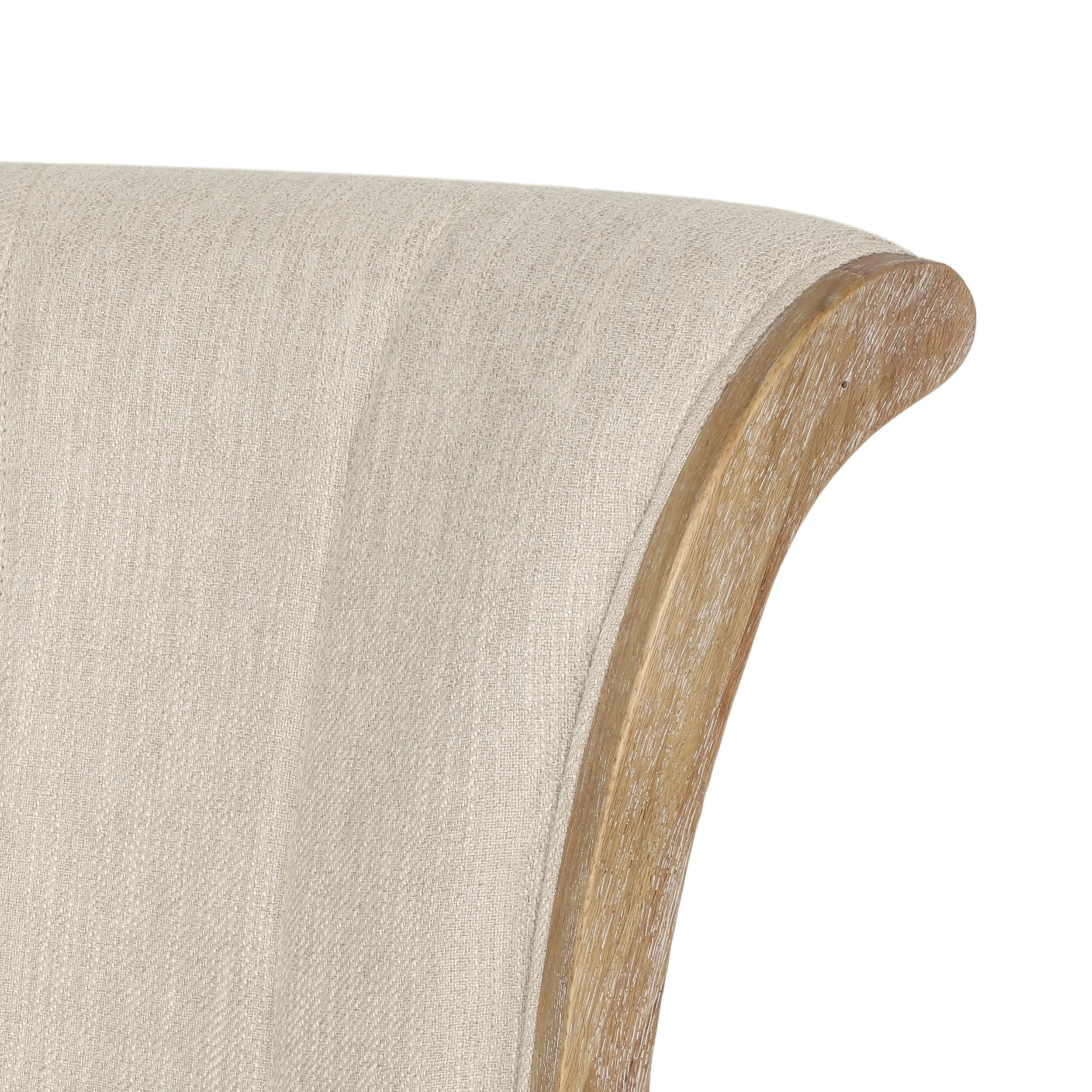 Andrea Contemporary Upholstered Roll Back Swivel Office Chair - furnishings