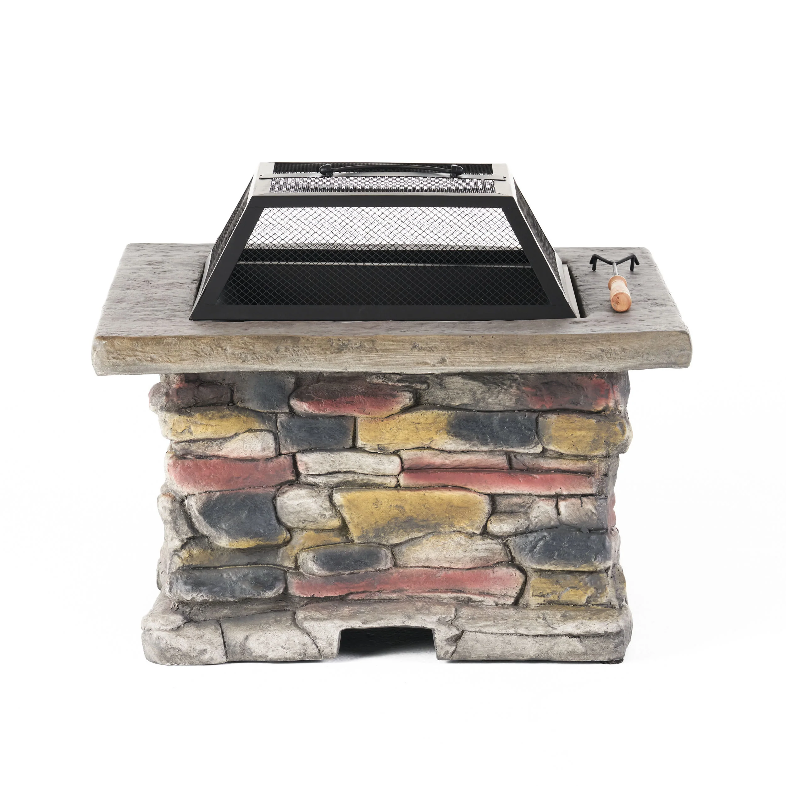 Tundra Natural Stone Fire Pit - furnishings