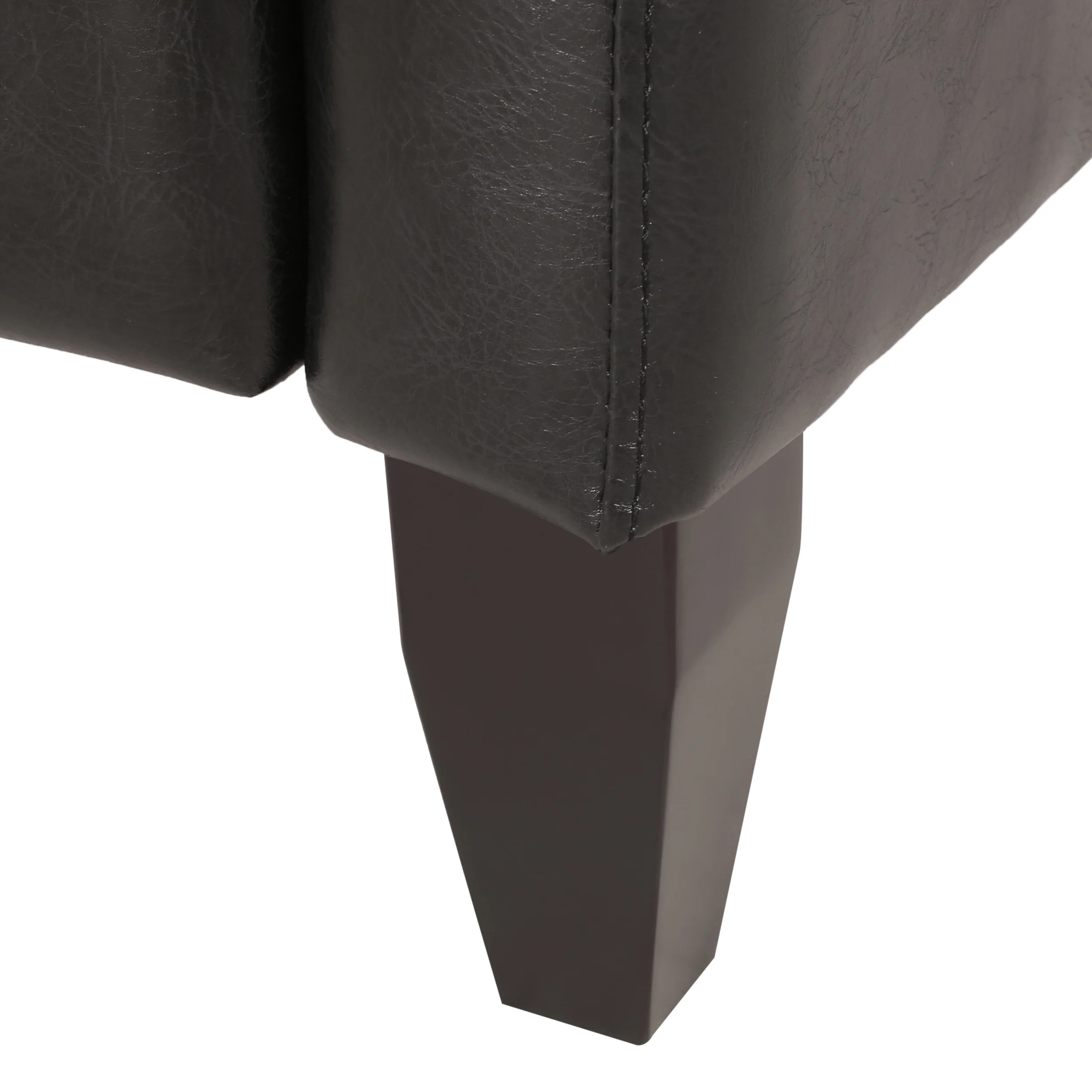 Loubar Contemporary Faux Leather Tufted Pushback Recliner - furnishings