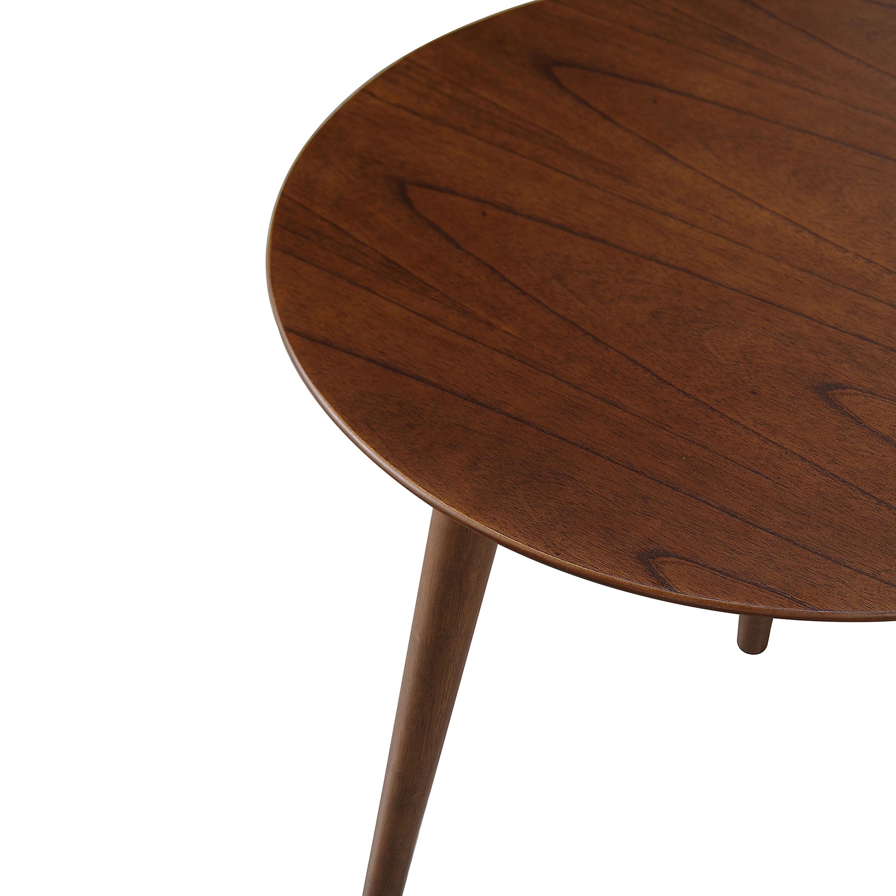 Evangeline Finished Wood End Table w/ Faux Wood Overlay - furnishings