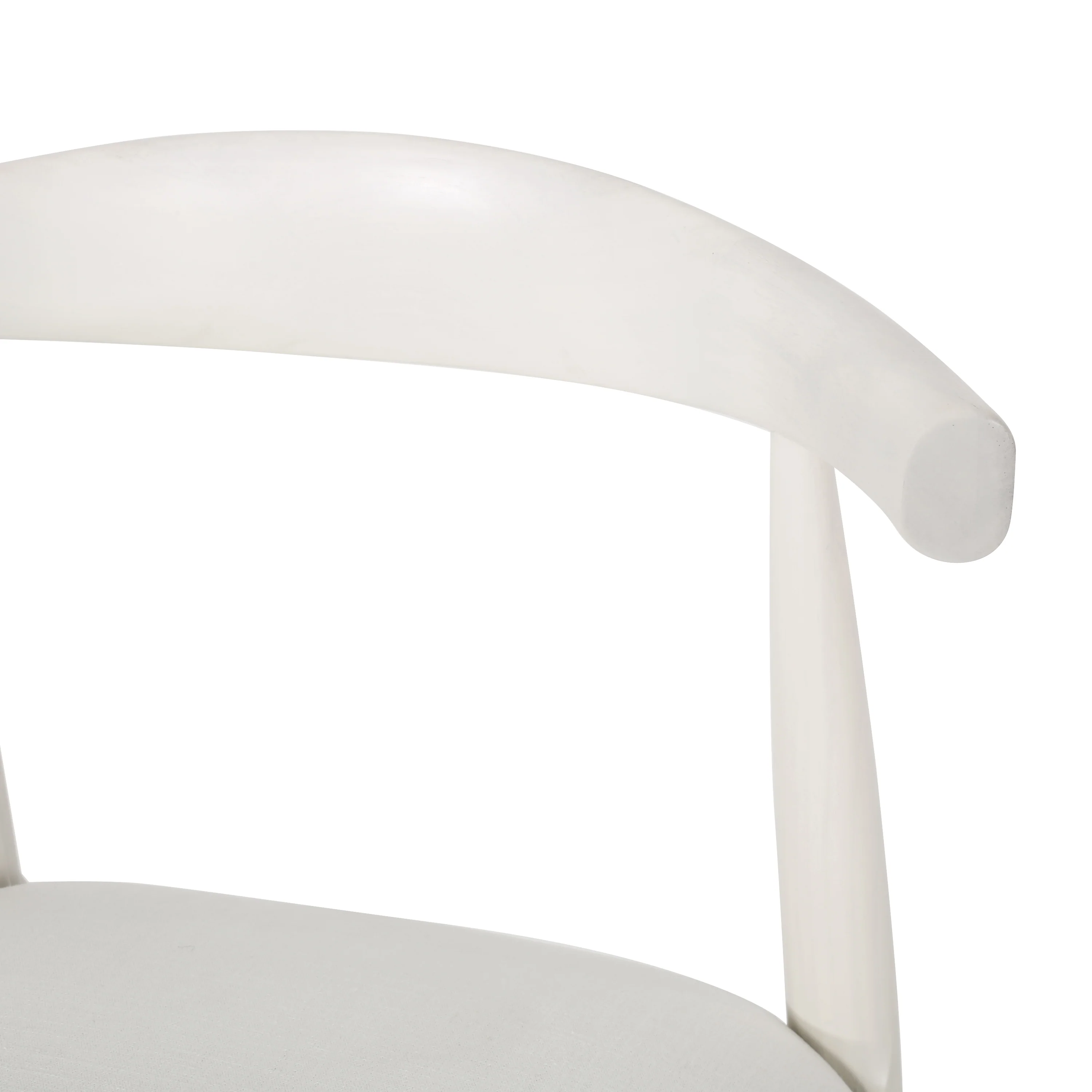 Covey Mid Century Modern Fabric Upholstered Wood Dining Chairs, Set of 2 - furnishings