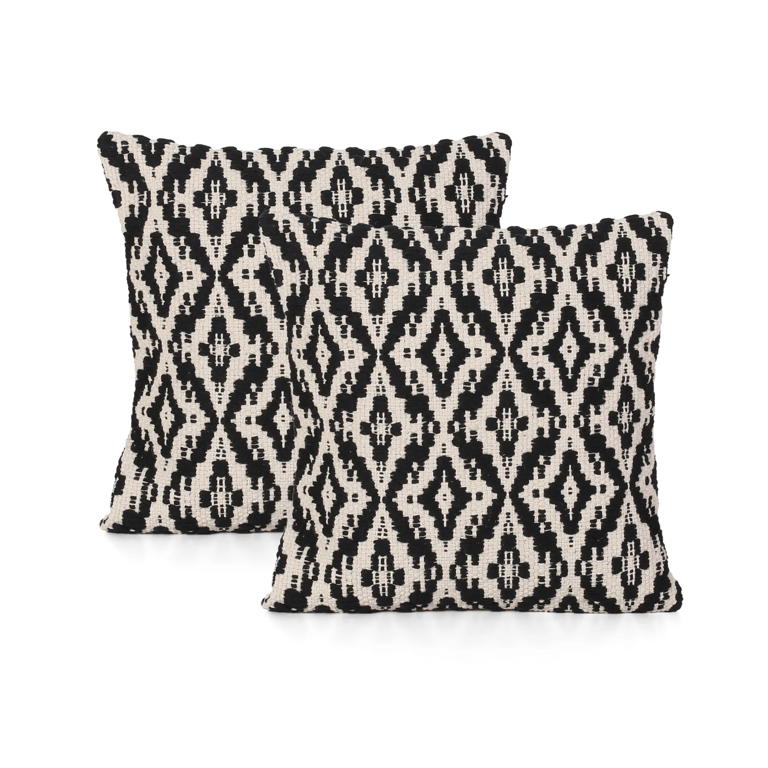 Demetrius Boho Cotton Throw Pillow (Set of 2) - furnishings