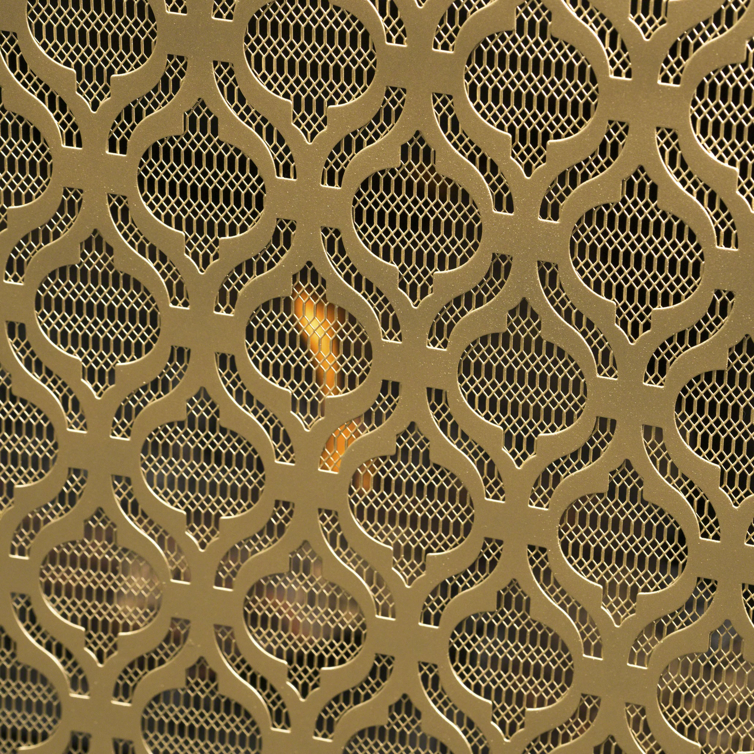 Elmer Single Panel Iron Fire Screen - furnishings