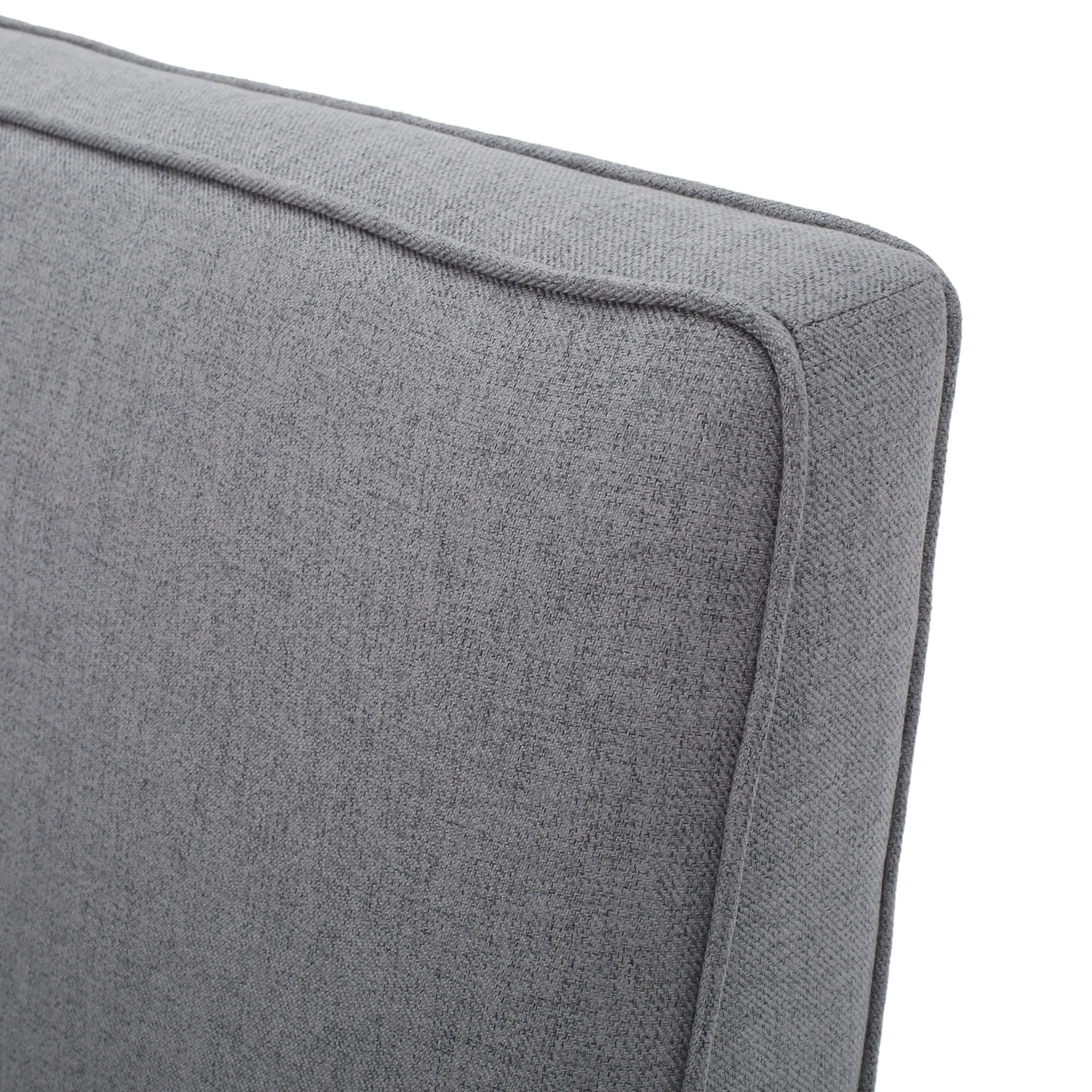 Chandler Grey Fabric Settee - furnishings