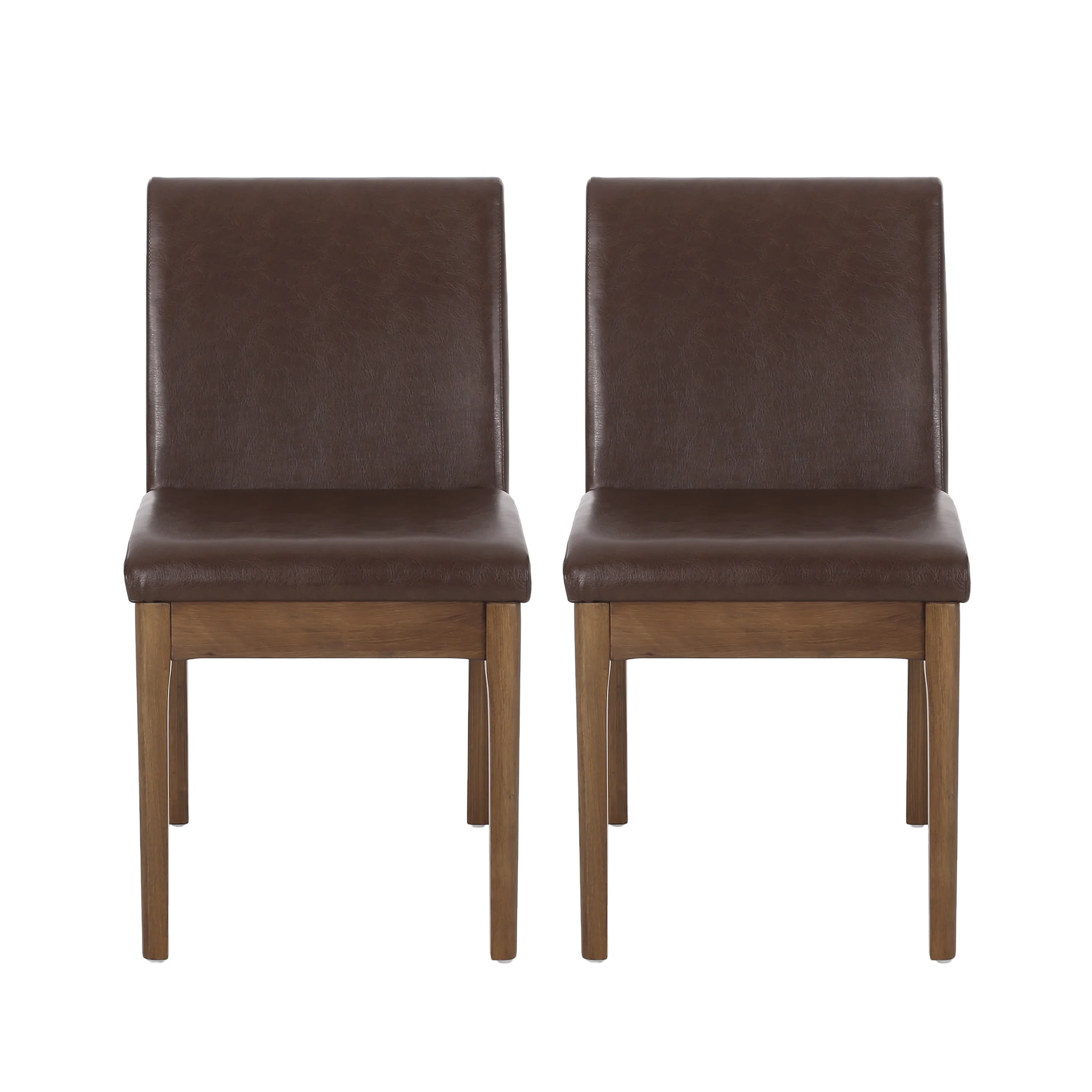 Hampton Mid Century Modern Upholstered Dining Chairs, Set of 2 - furnishings