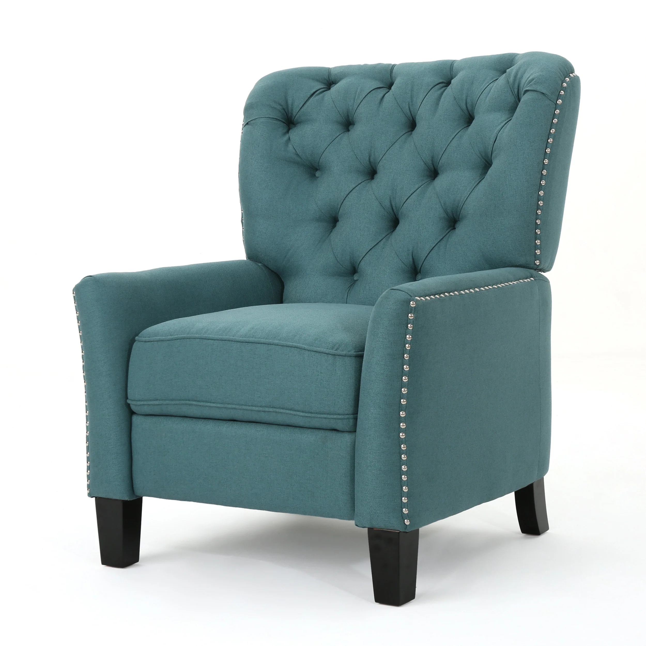 Carlyle Tufted Back Fabric Recliner Armchair - furnishings