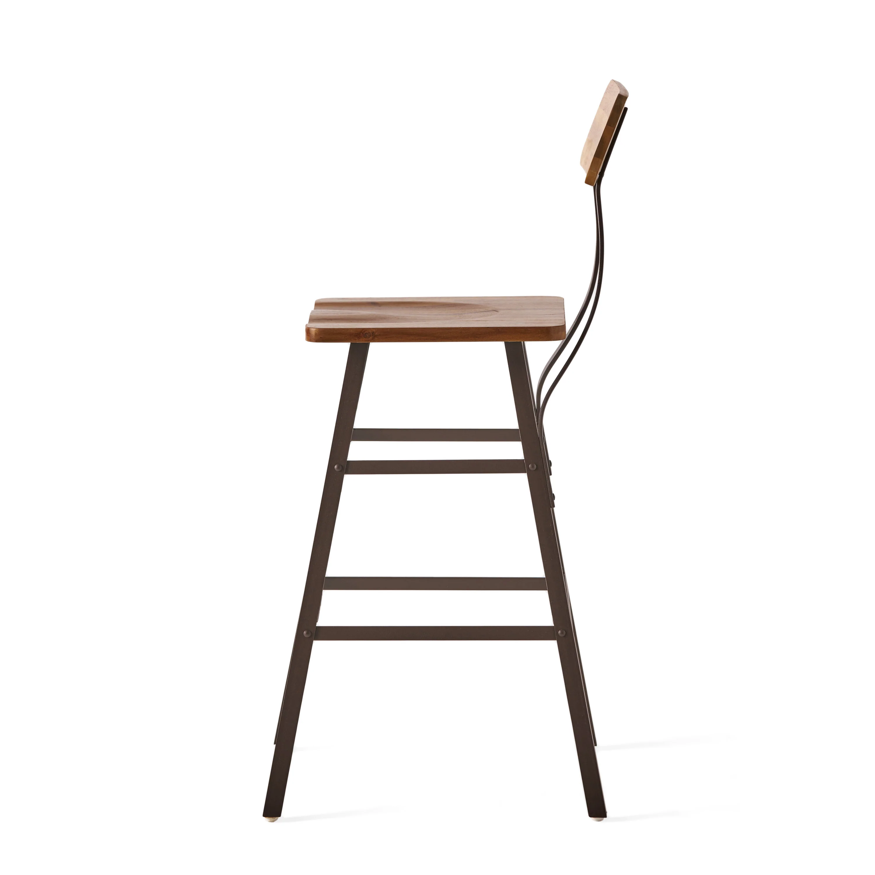 Lilinden Natural Stained Laminated Acacia 28-Inch Bar Chair (Set of 2) - furnishings