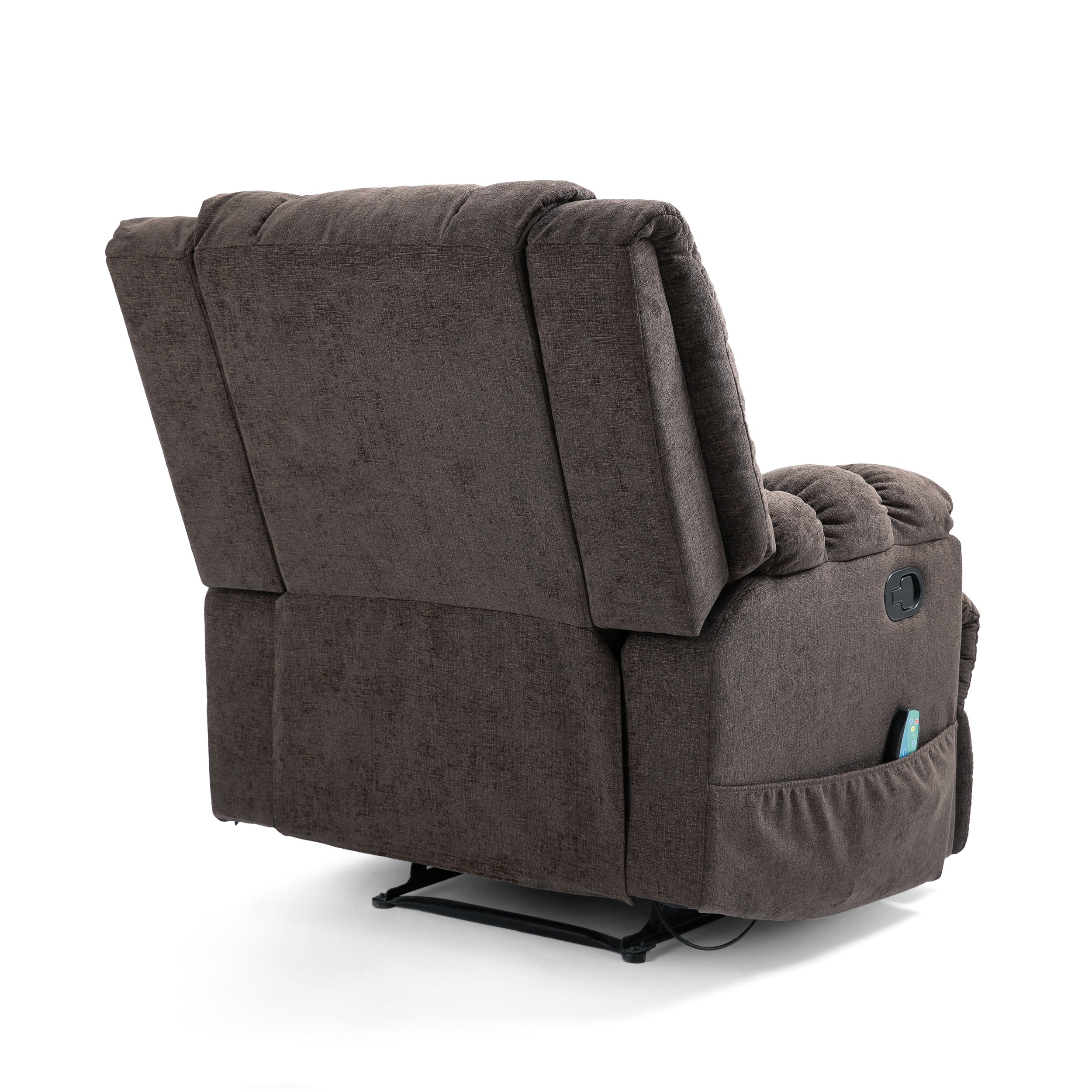 Siloam Contemporary Pillow Tufted Massage Recliner - furnishings
