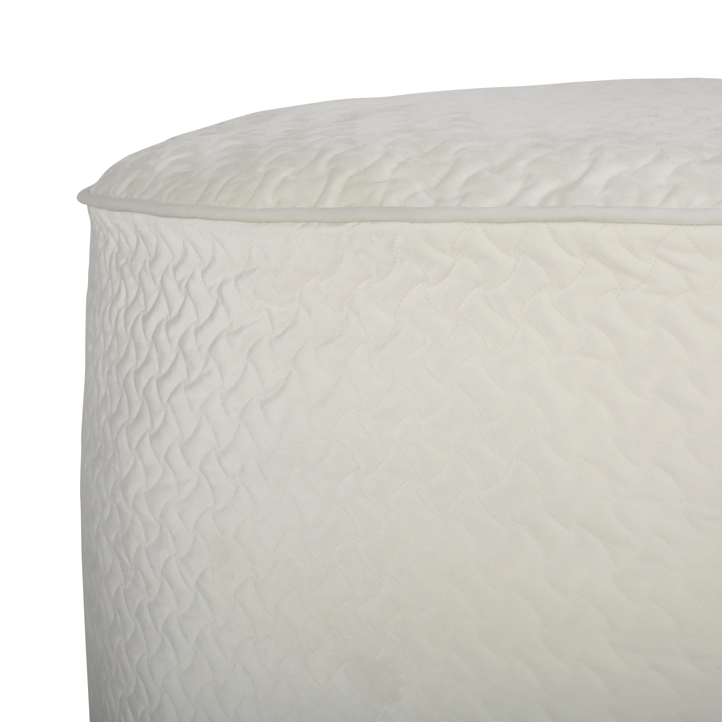 Vito Glam 4 Foot Velvet Quilt Patterned Beanbag - furnishings