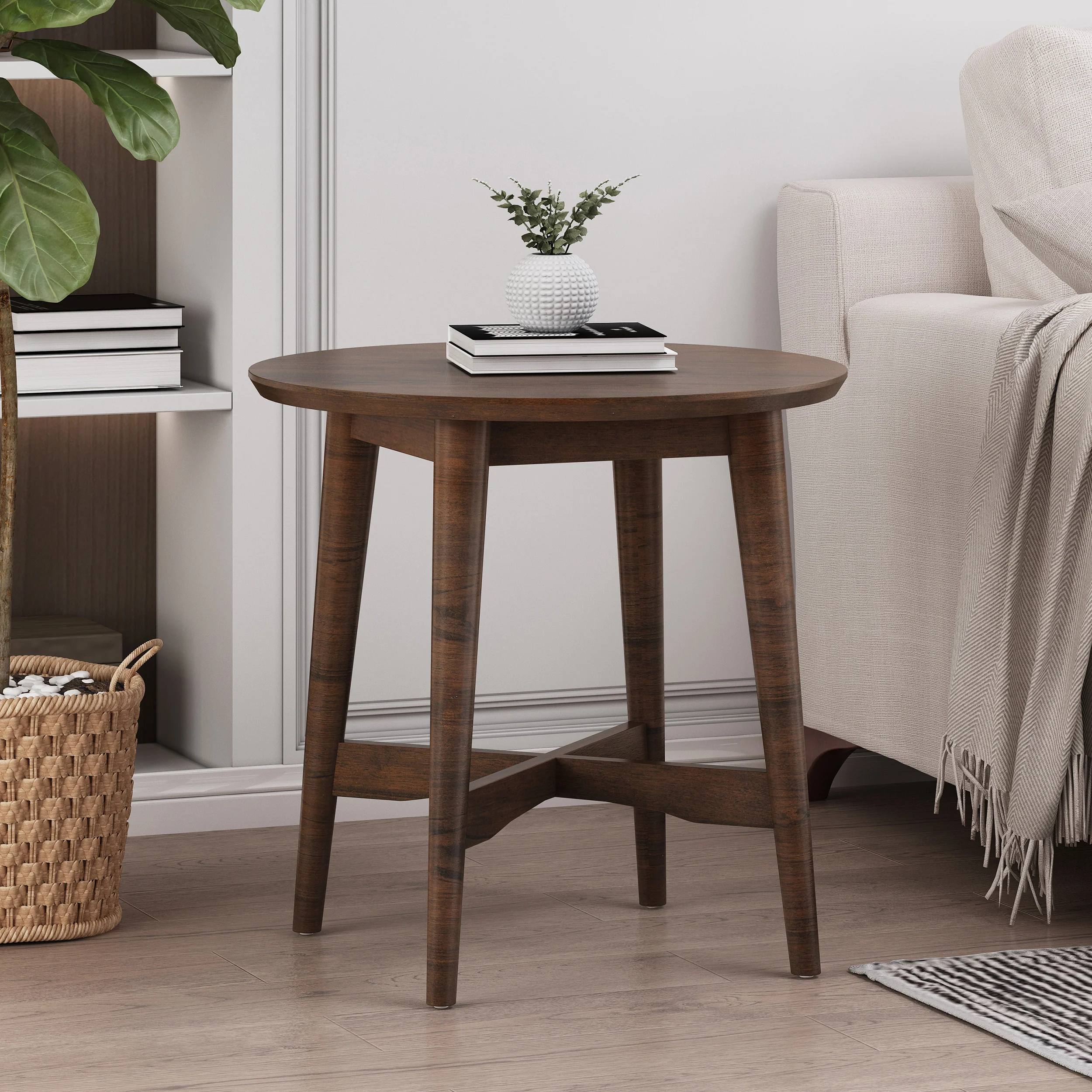 Murdock Mid-Century Modern Wood End Table - furnishings