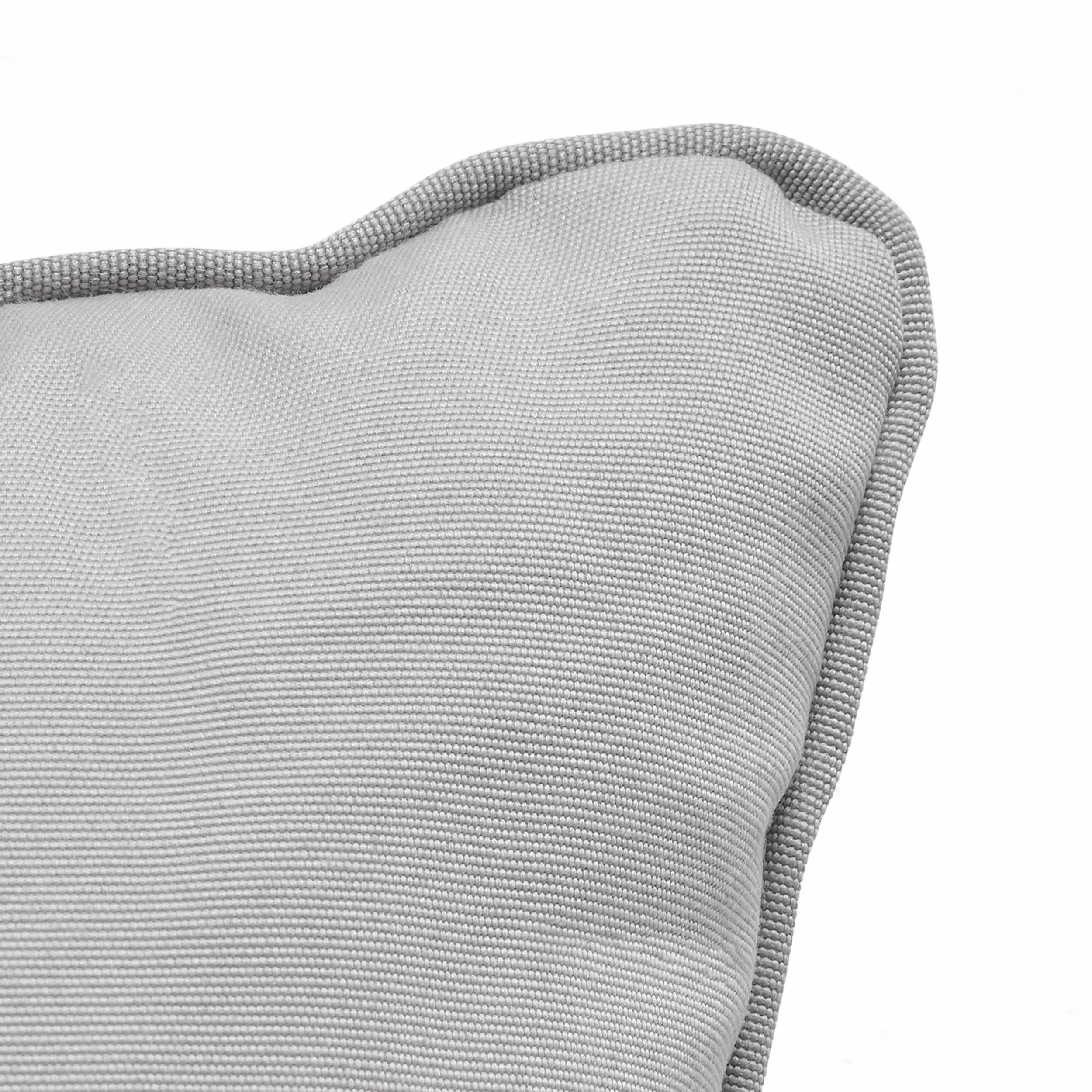 Luciella Outdoor Water Resistant Fabric Club Chair Cushions with Piping (Set of 4) - furnishings