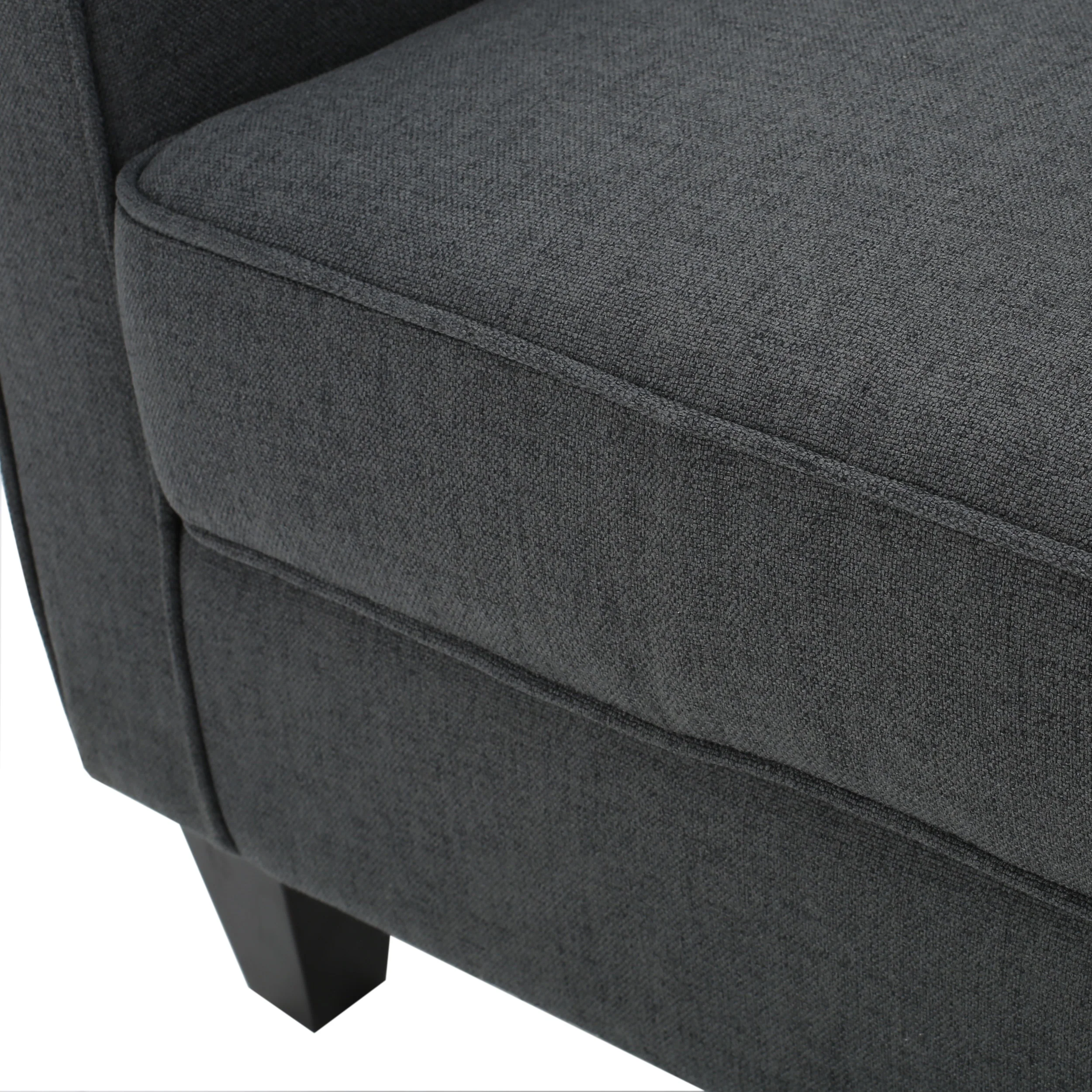 Declan Padded Fabric Club Chair - furnishings