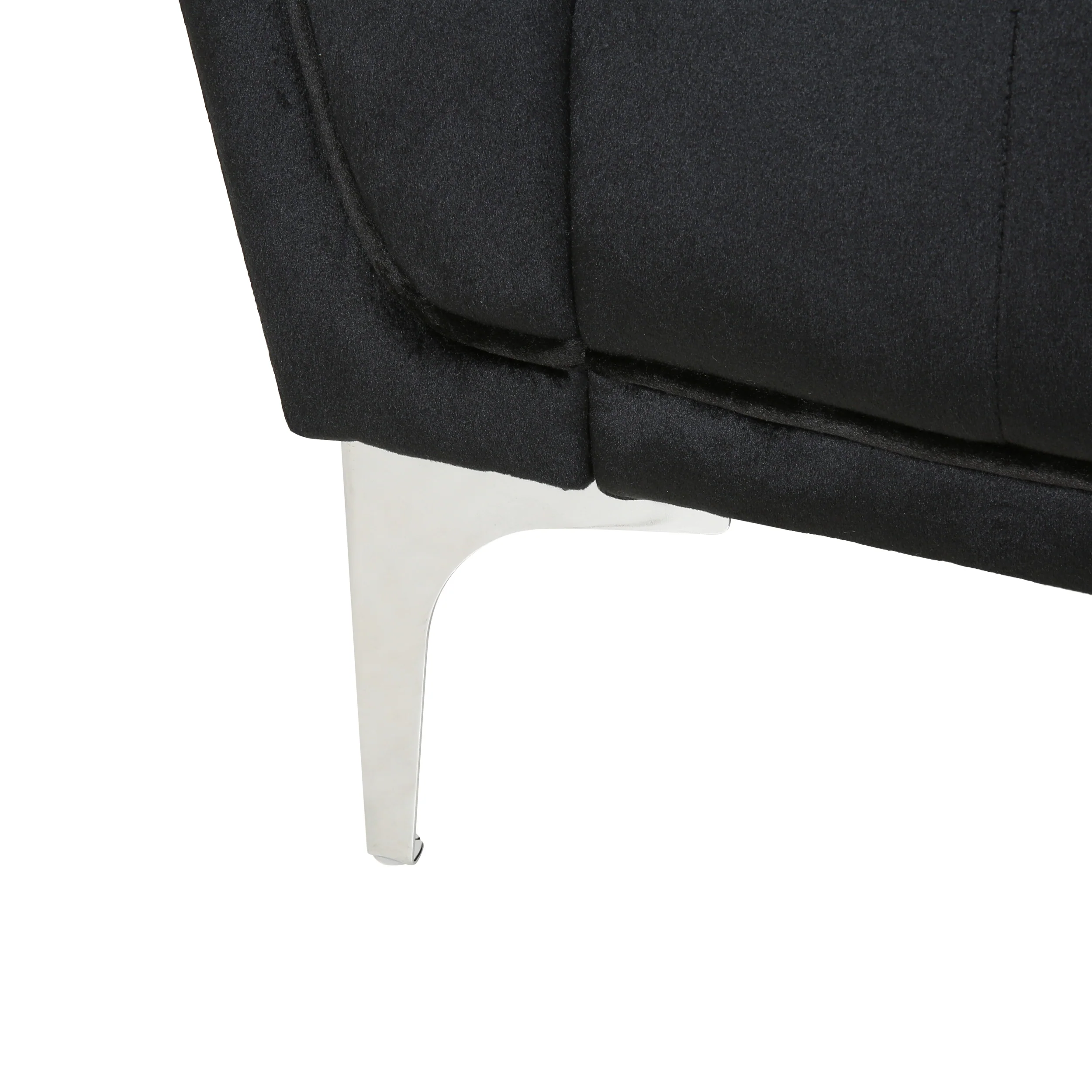 Ryliegh Modern Glam 3 Seater Velvet Sofa - furnishings